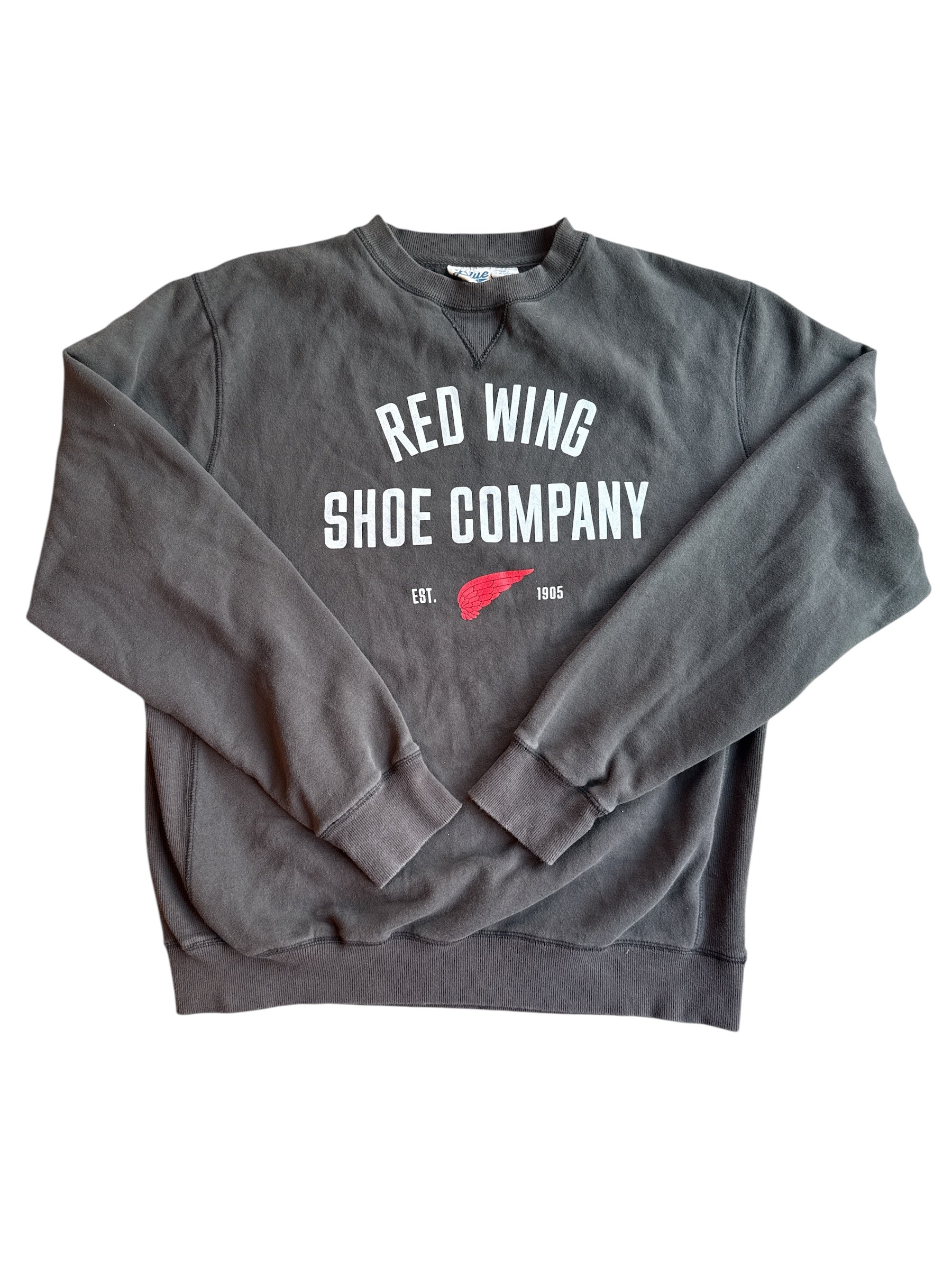 Black Blue 84 Red wing crewneck, L