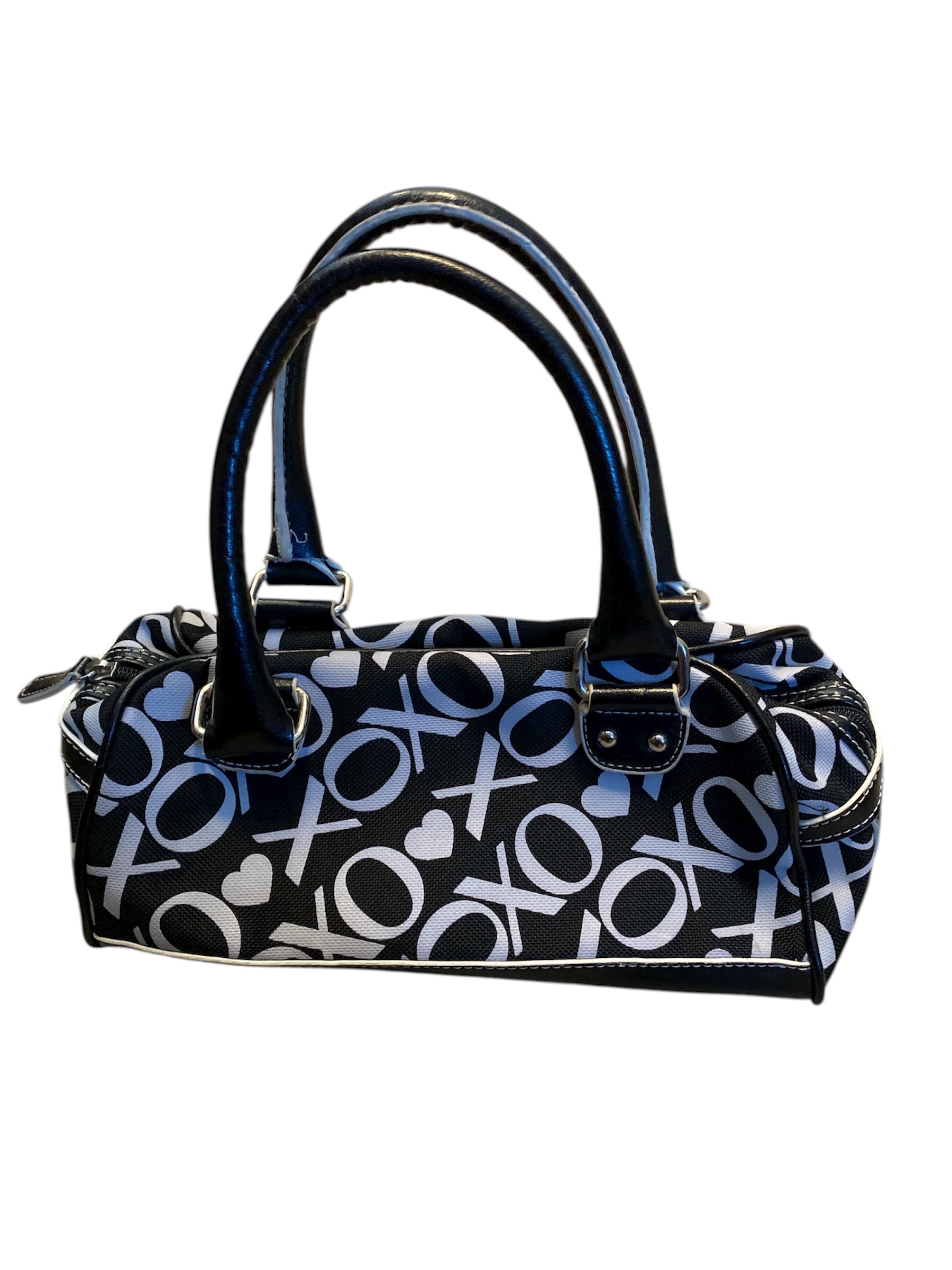 Black white Xoxo Xoxoxox handbag