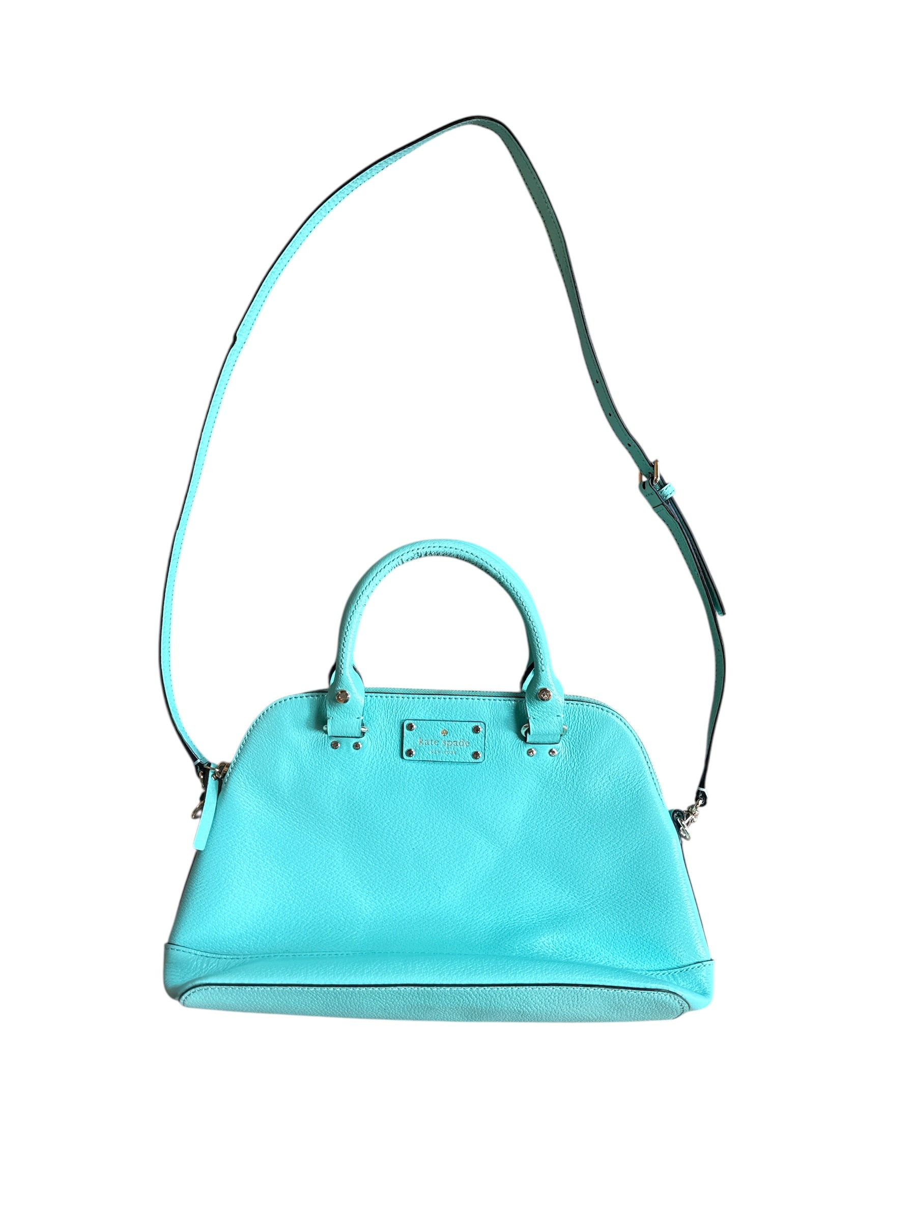 teal kate spade crossbody handbag