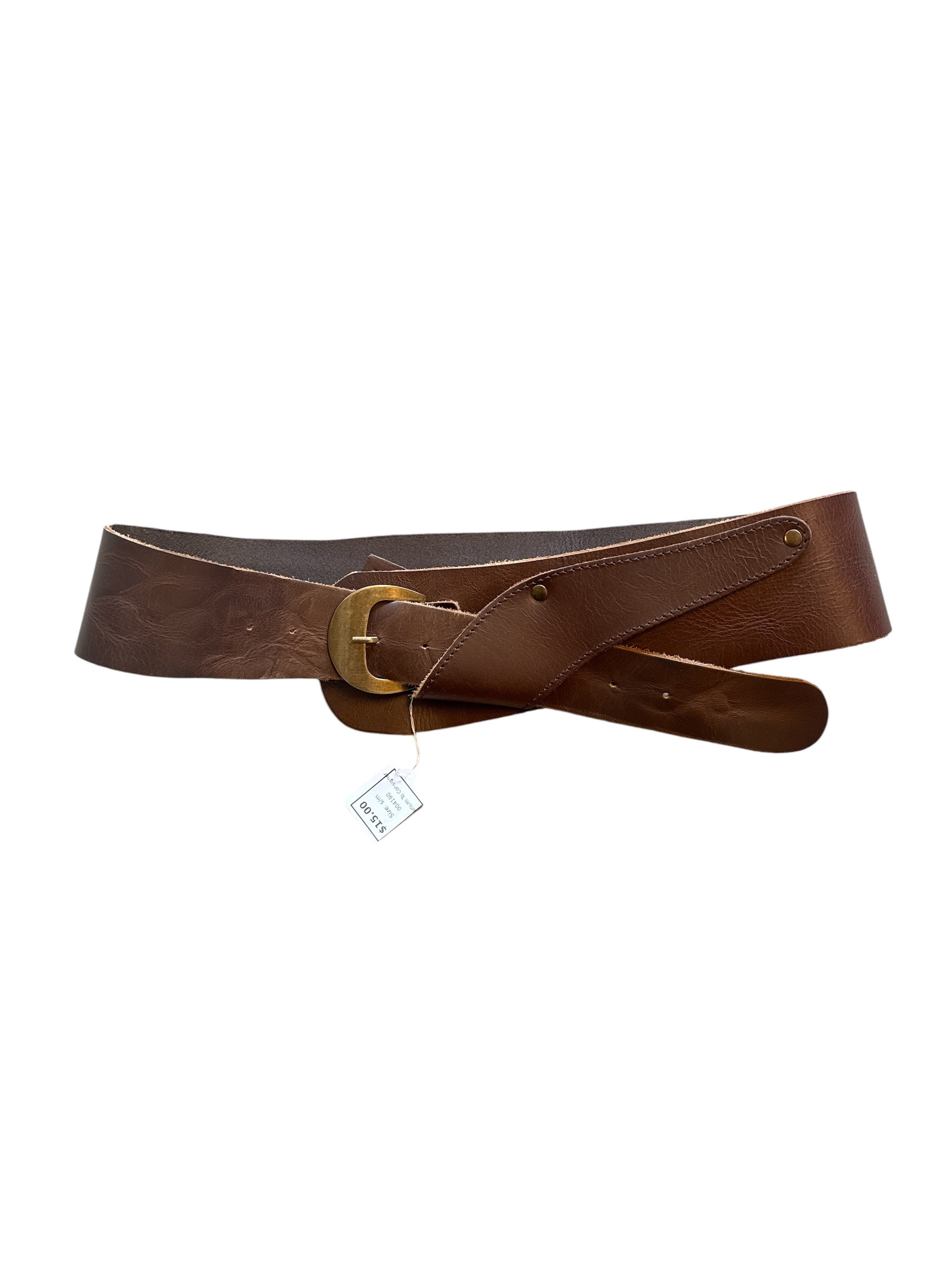 brown free people belt, s/m