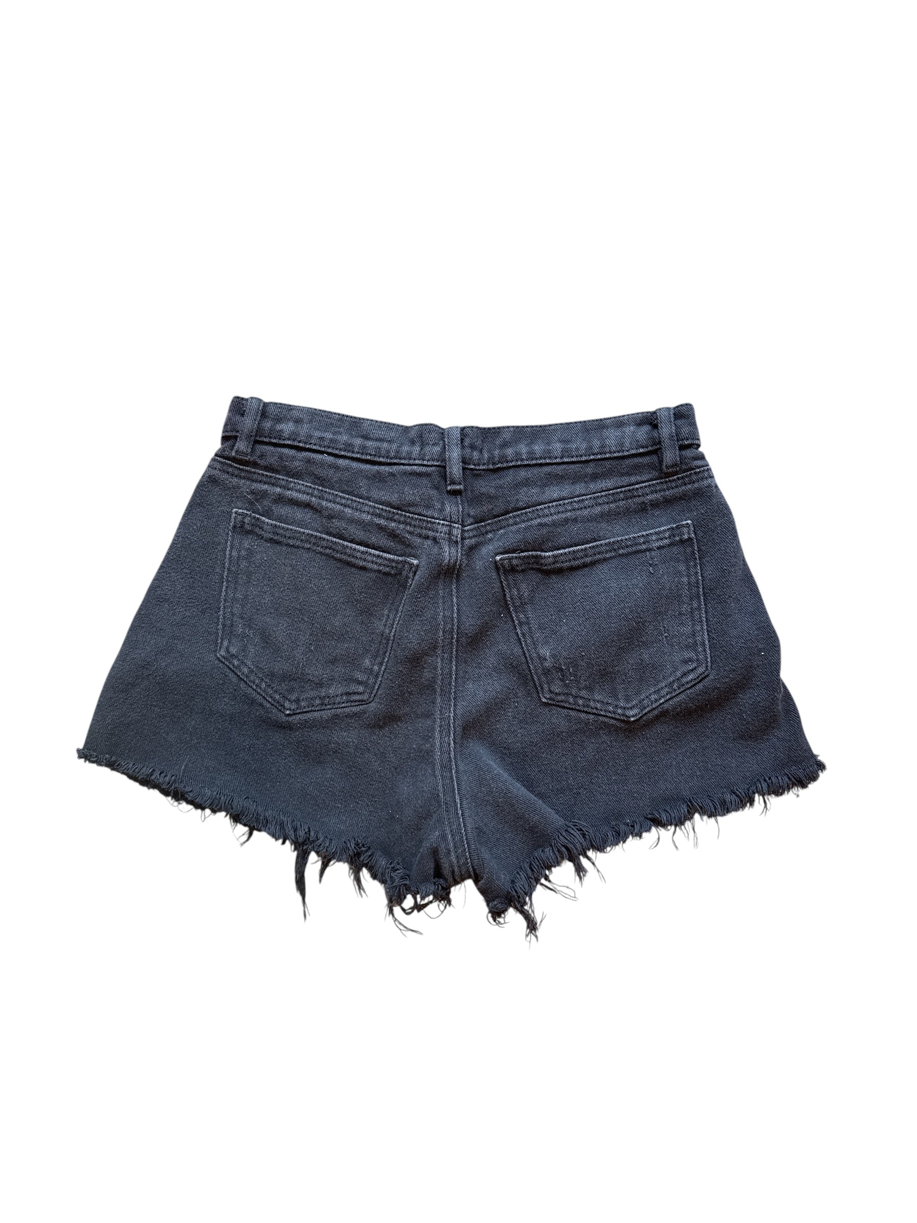 Black Vestique Cutoff shorts, S