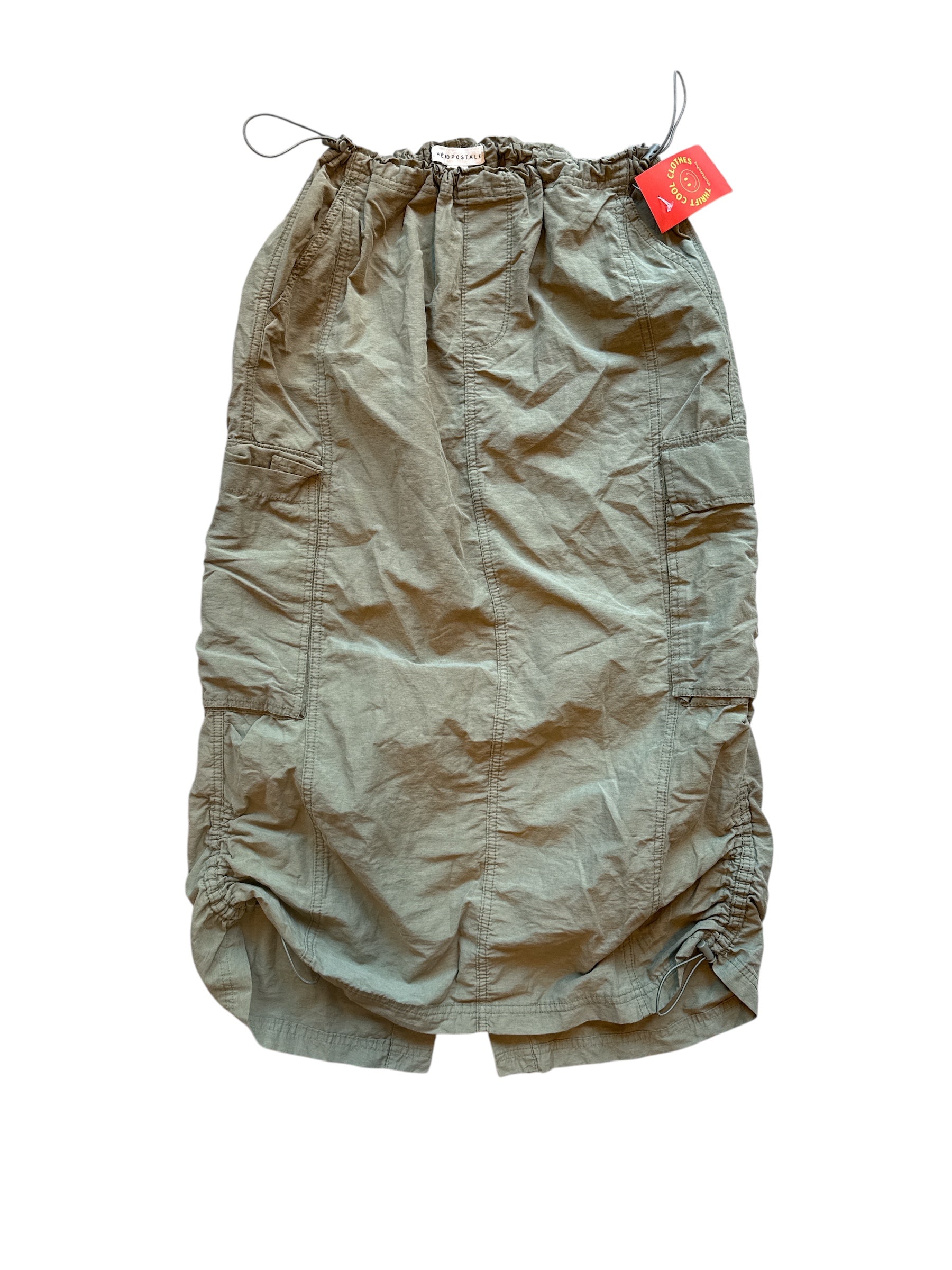 green Aeropostle cargo maxi skirt, s