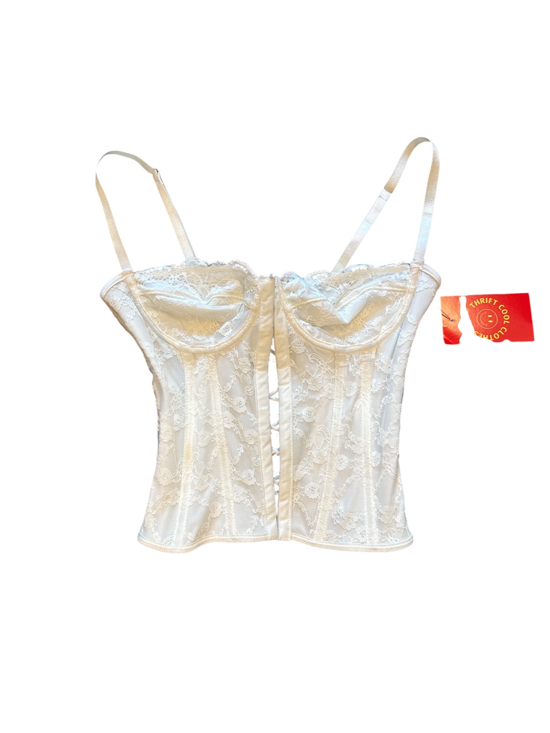 cream shein corset cami
