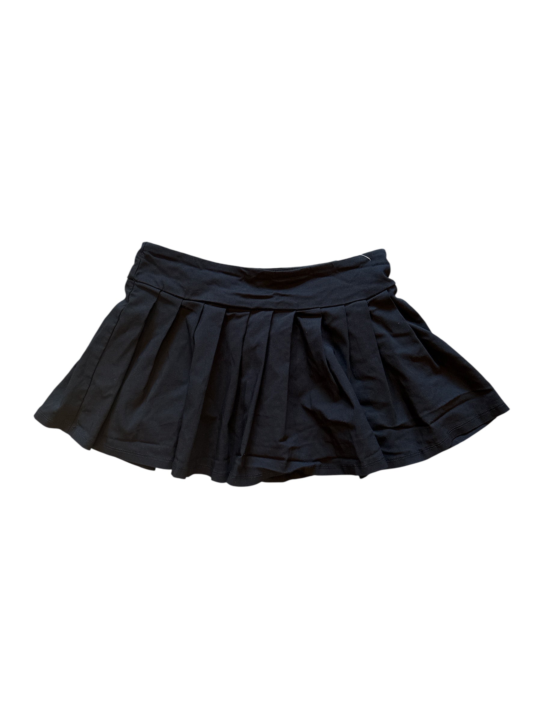 black sincerely jules pleated mini skirt, s