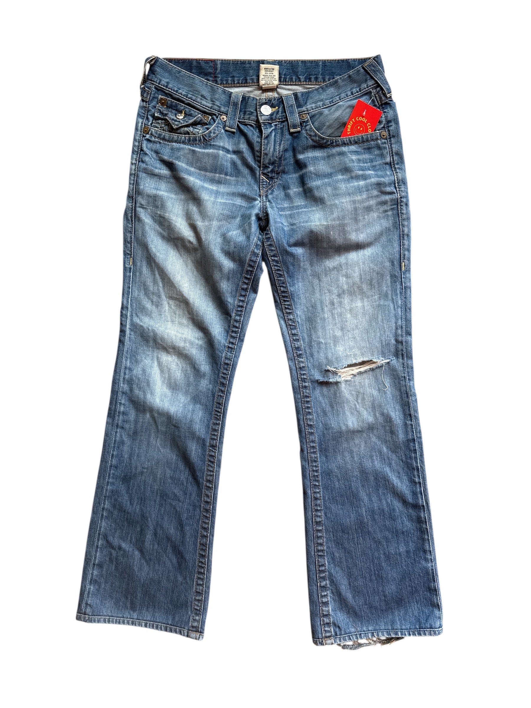 True Religion wide leg jeans, 32