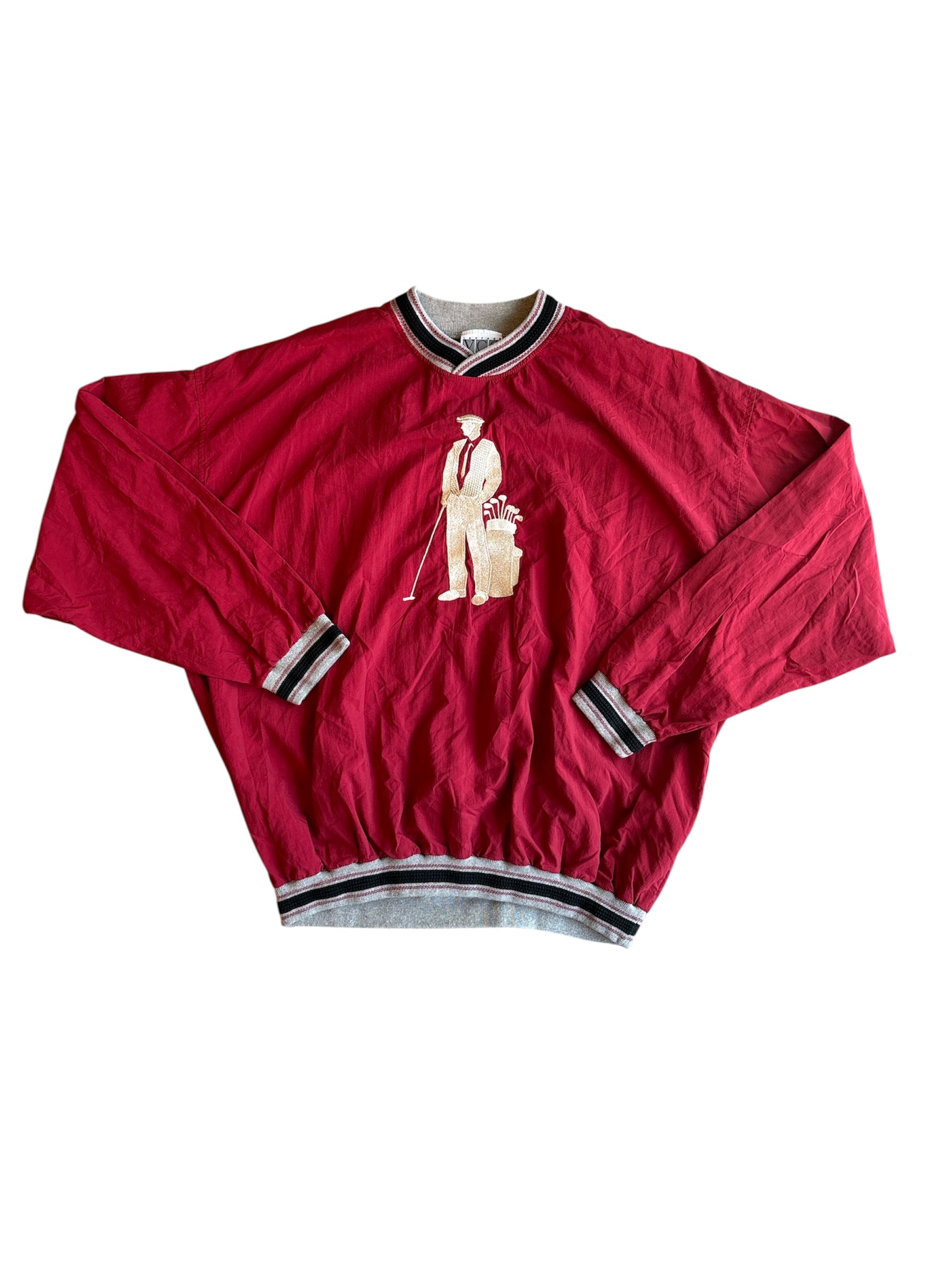 red vcc golfer widnbreaker, xxl