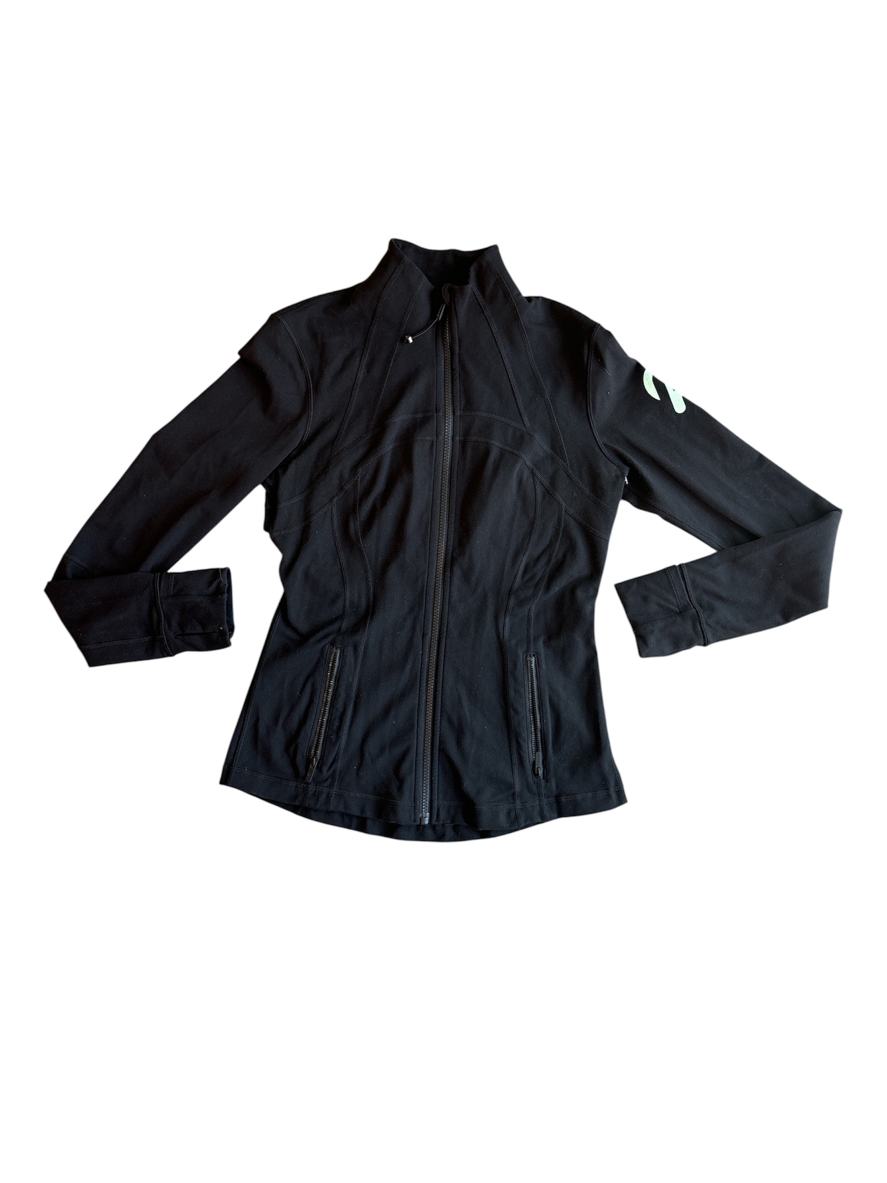Black Lululemon Peleton jacket, 8