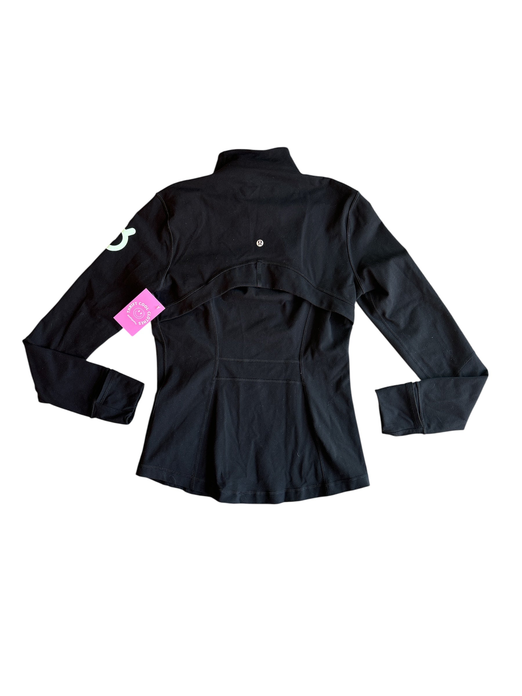 Black Lululemon Peleton jacket, 8