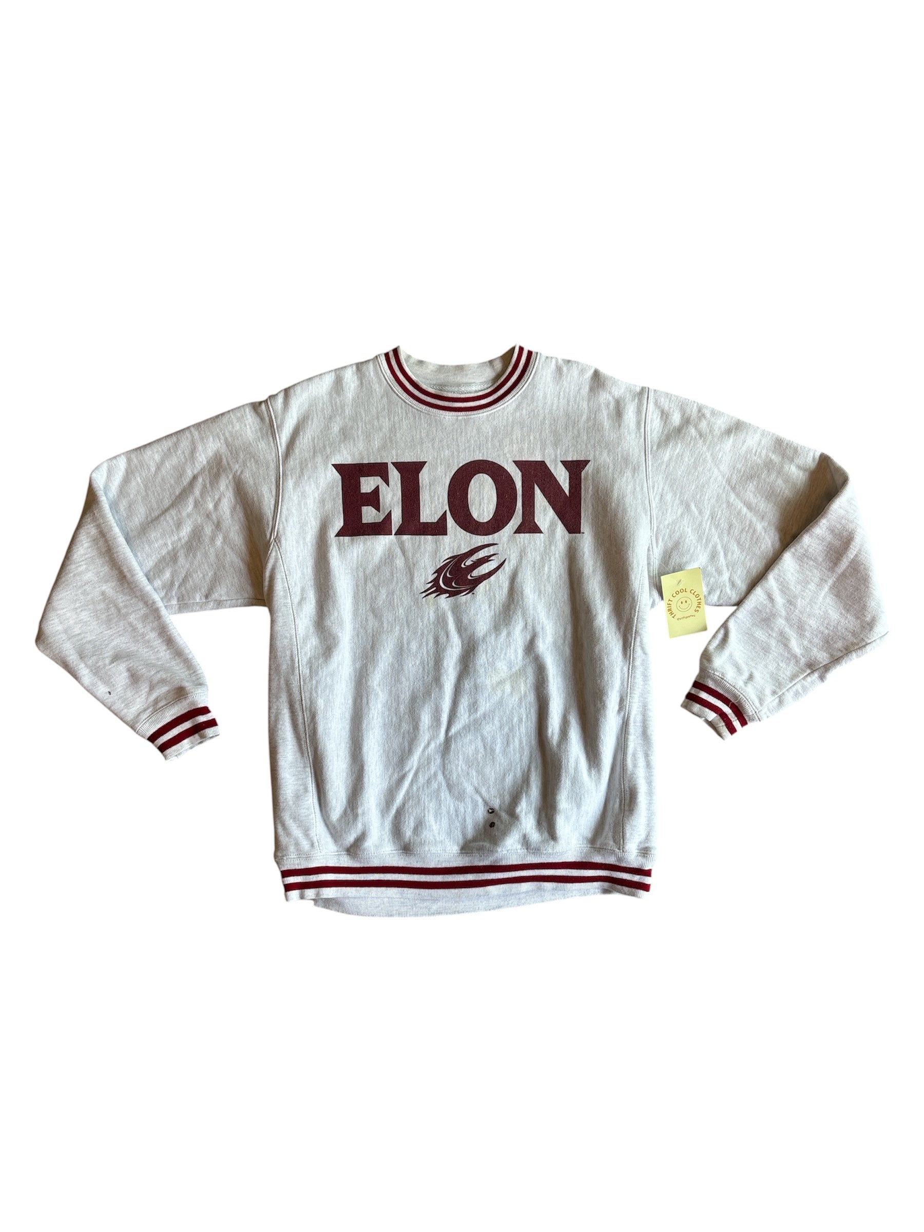 gray maroon champion elon crew, L
