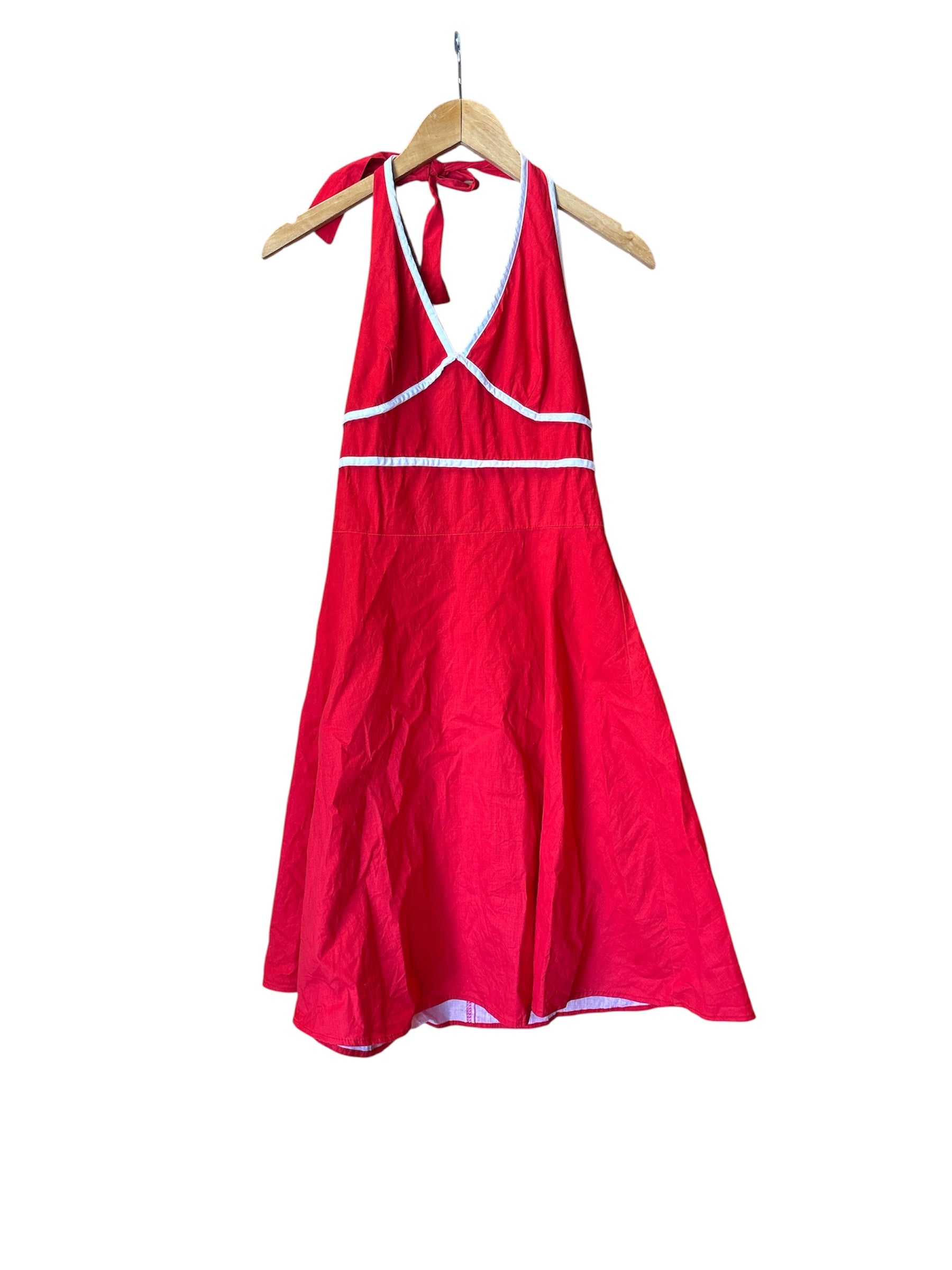 red la belle halter dress, 7