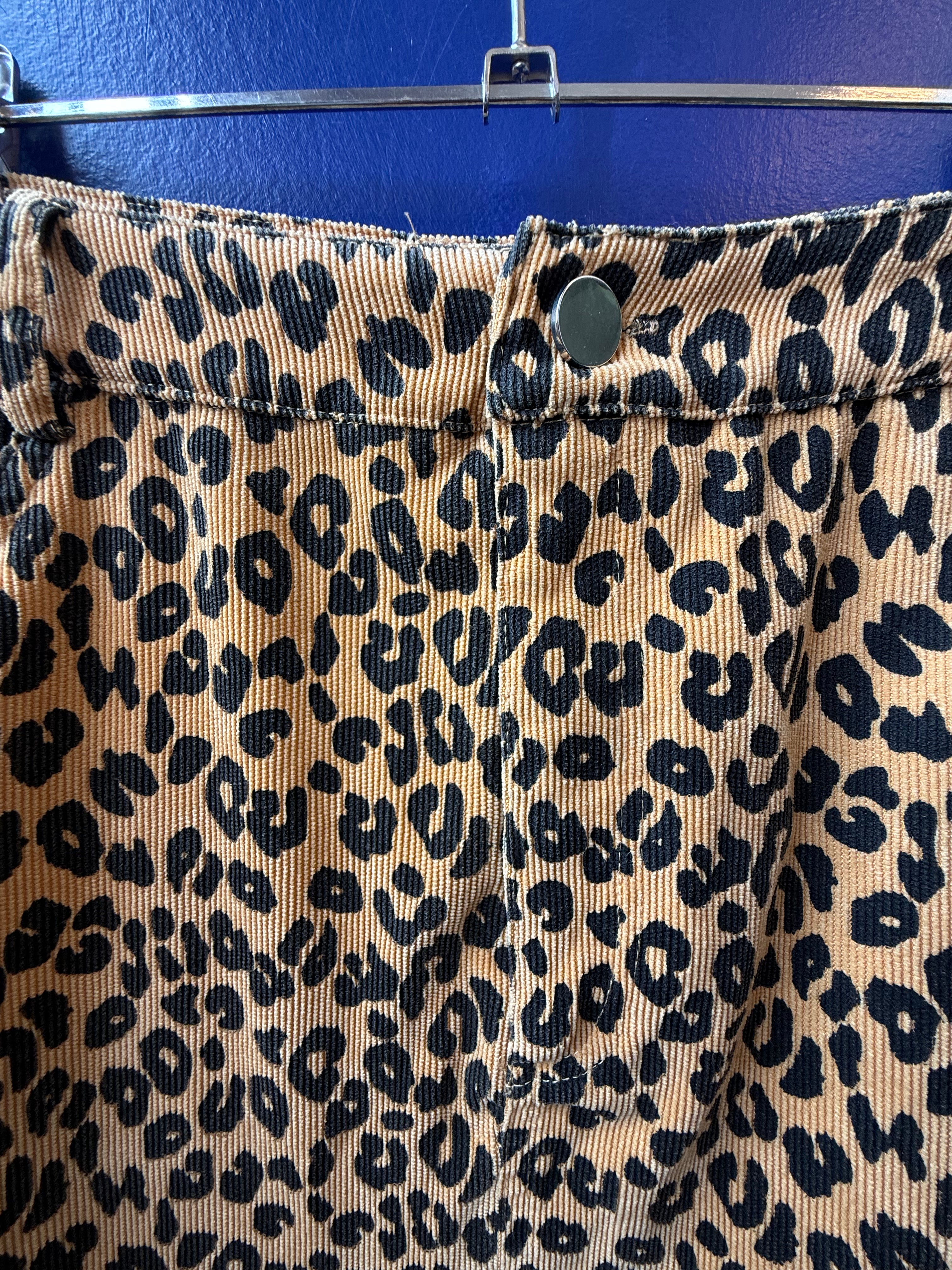 brown black lelis animal print mini, l