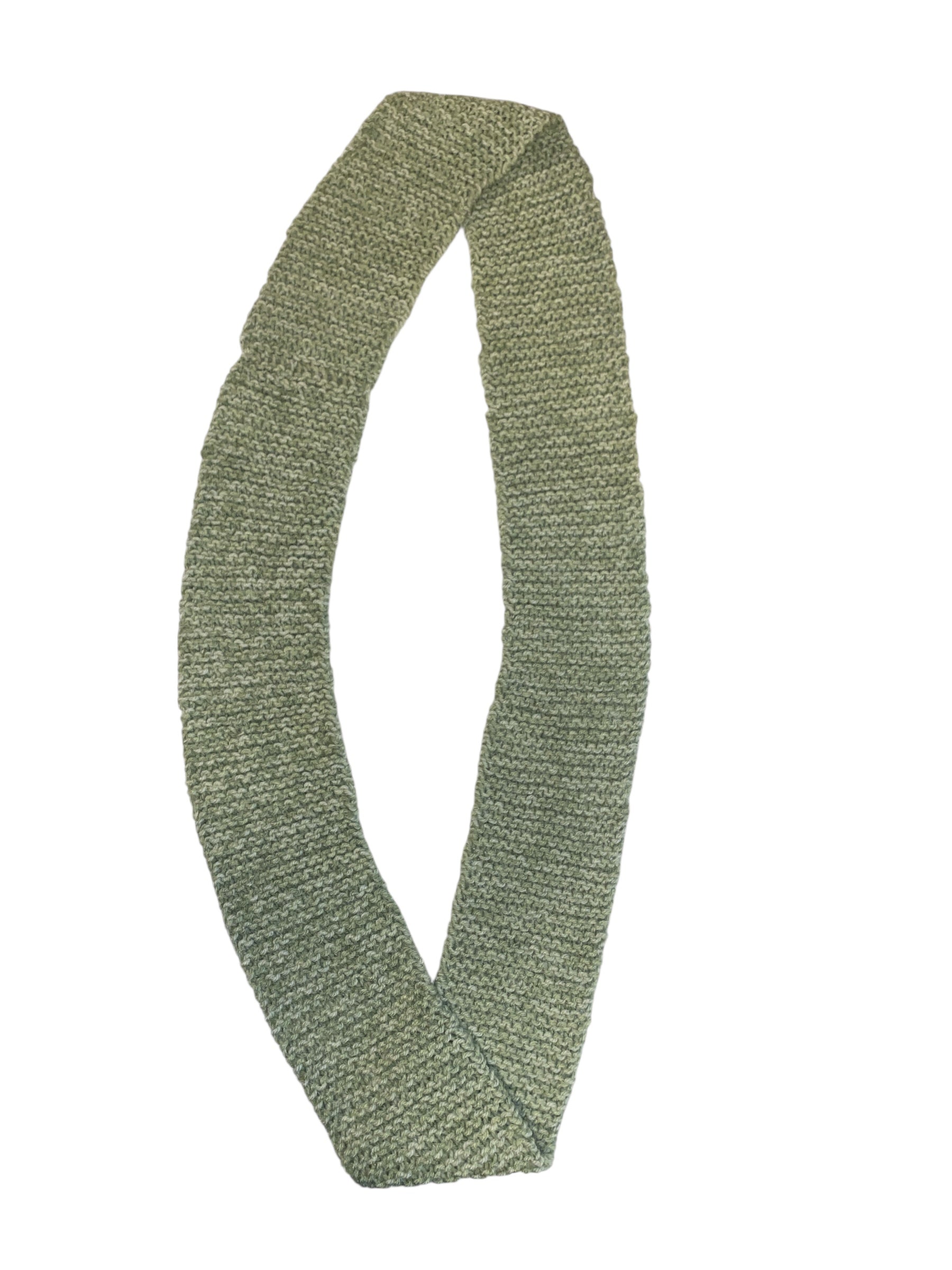Green  Knit infinity scarf