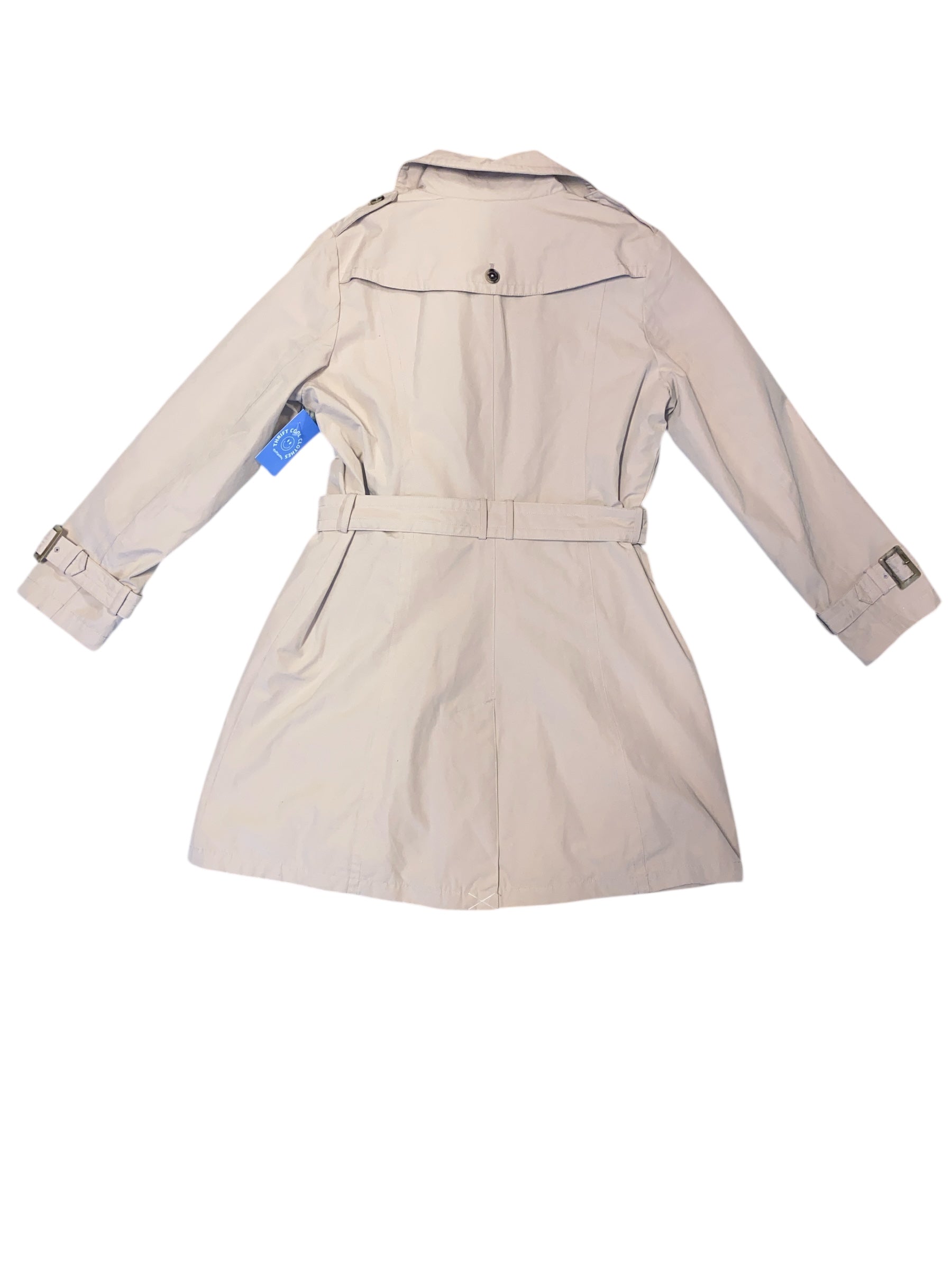 khaki pendleton trenchcoat, l