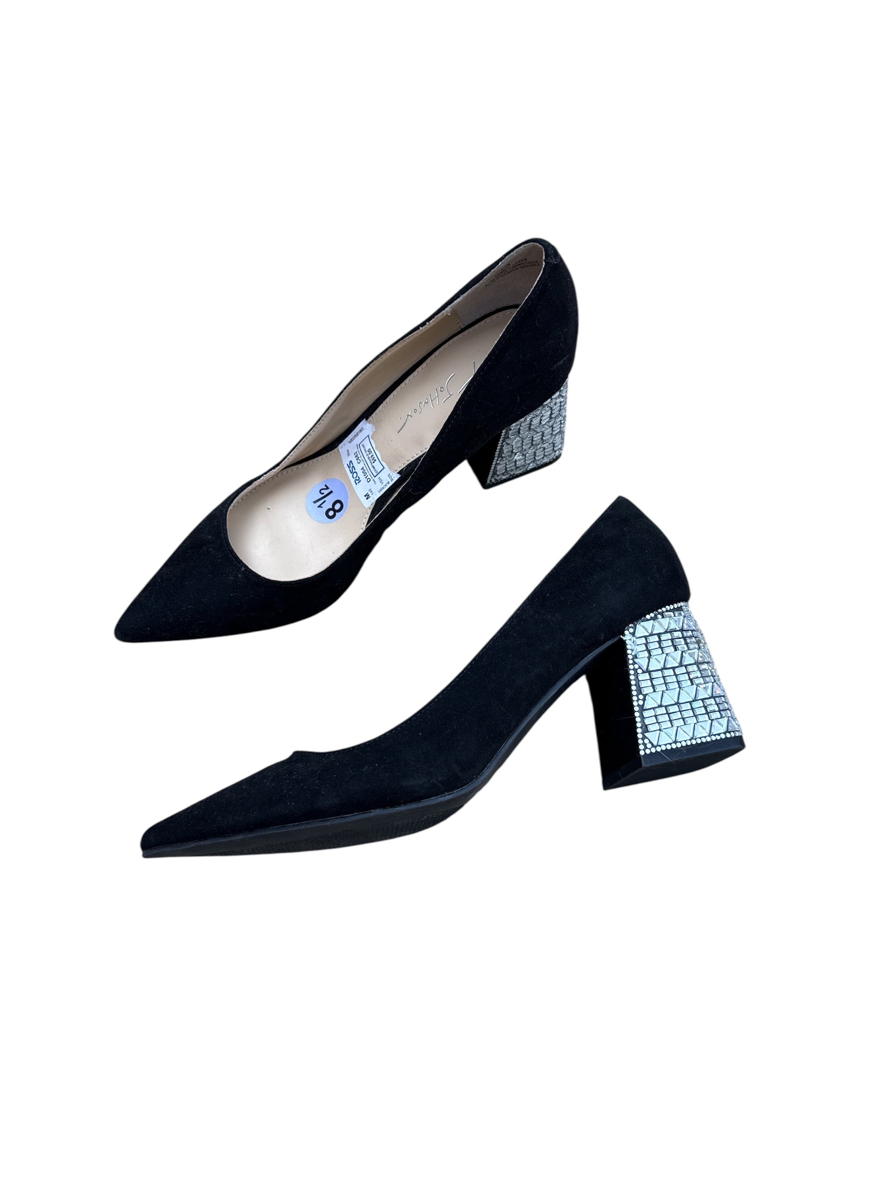 black betsey johnson heels, 8 1/12