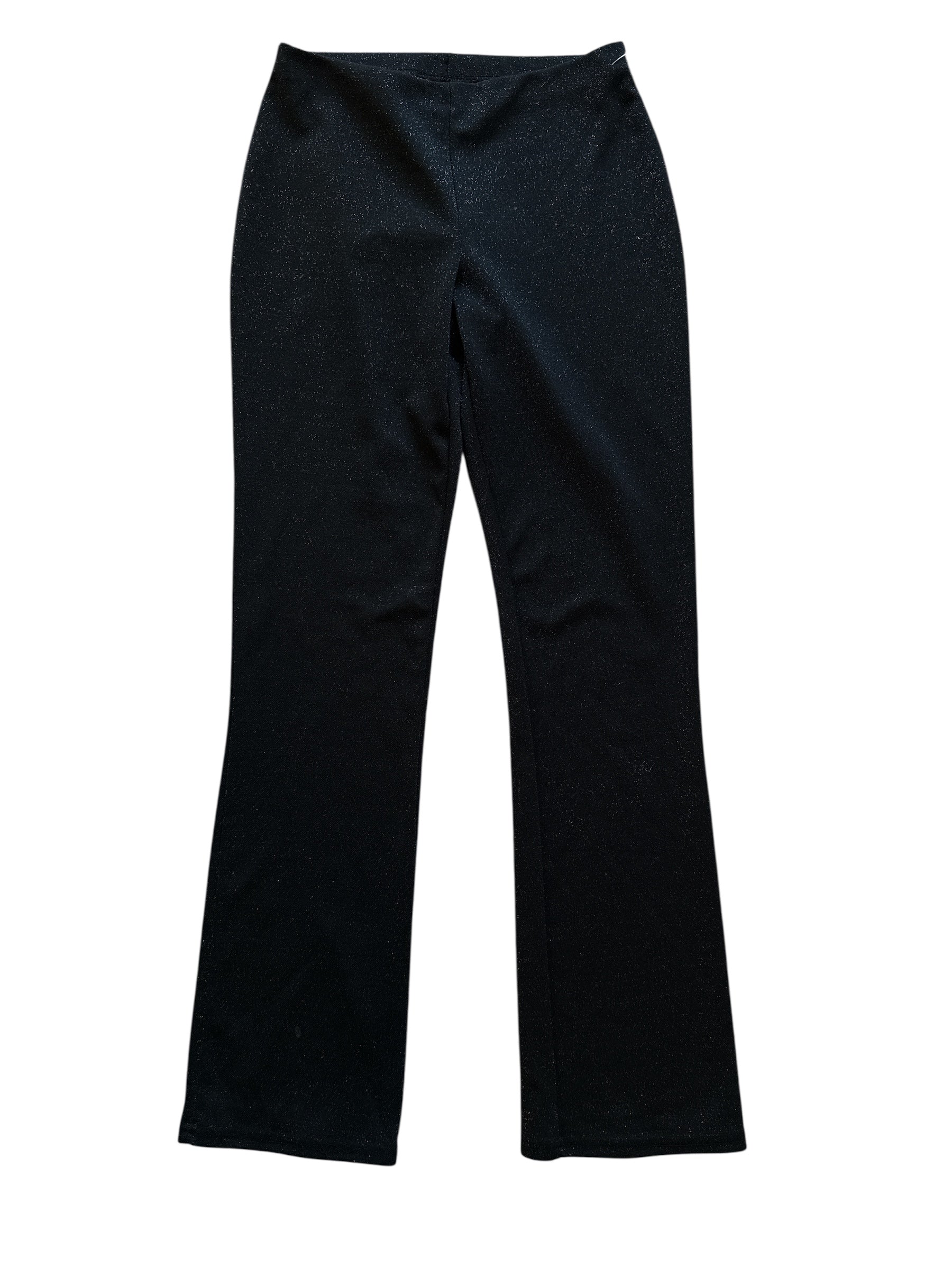 black silver tampa vtg sparkle leggings, s