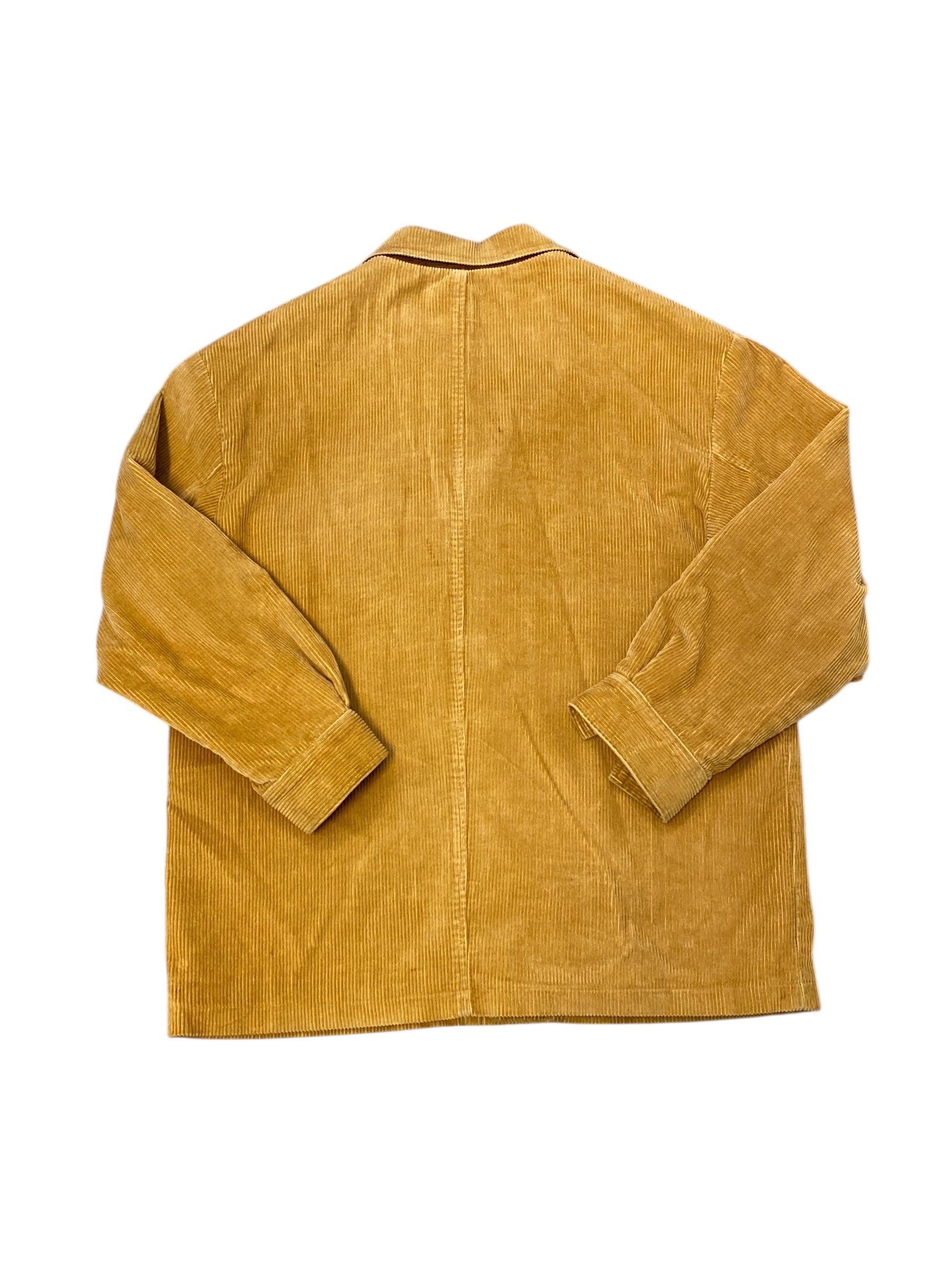 tan Rainforest vtg cord blazer, L