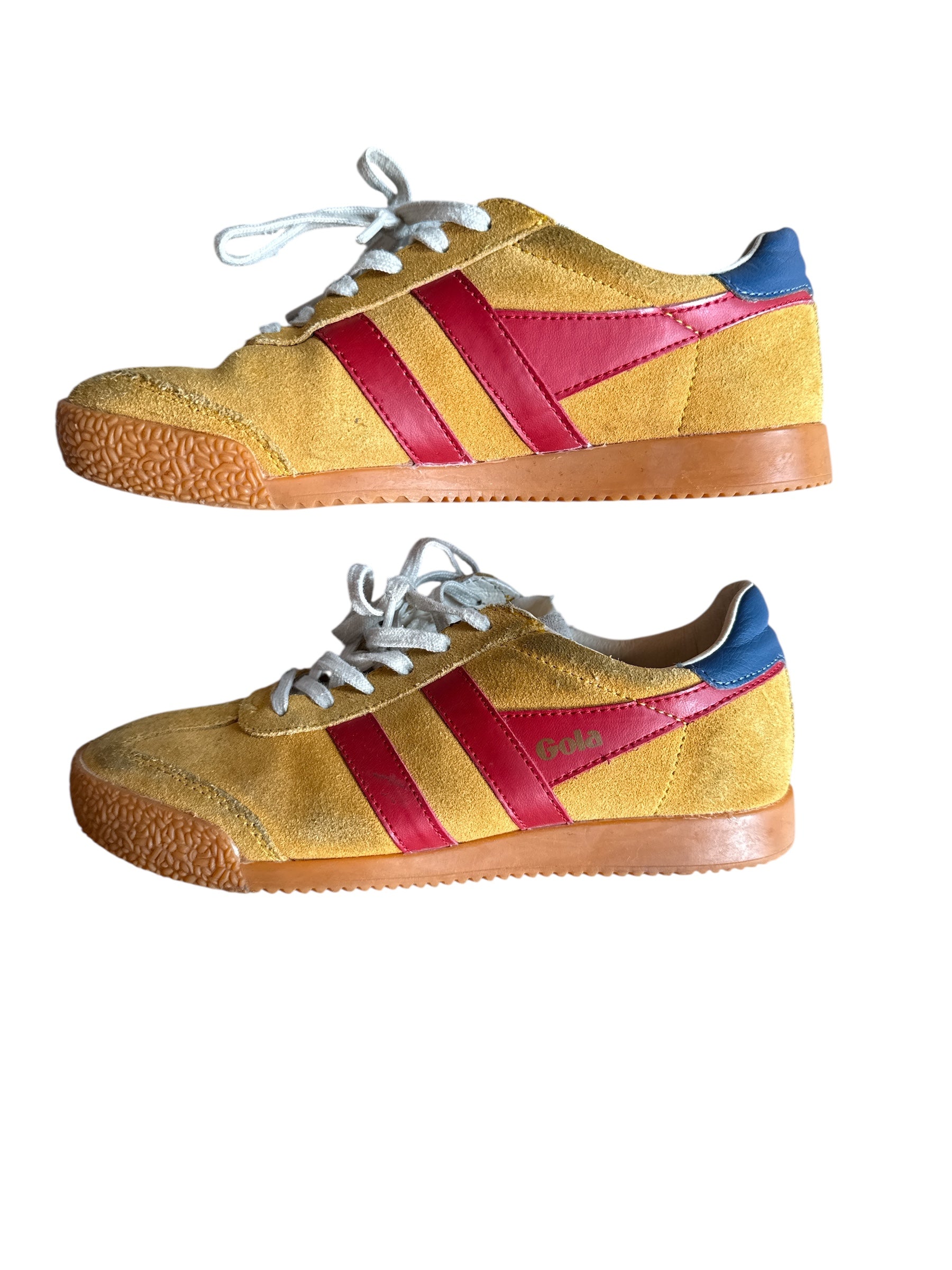 Yellow red blue Gola Sneakers, 5