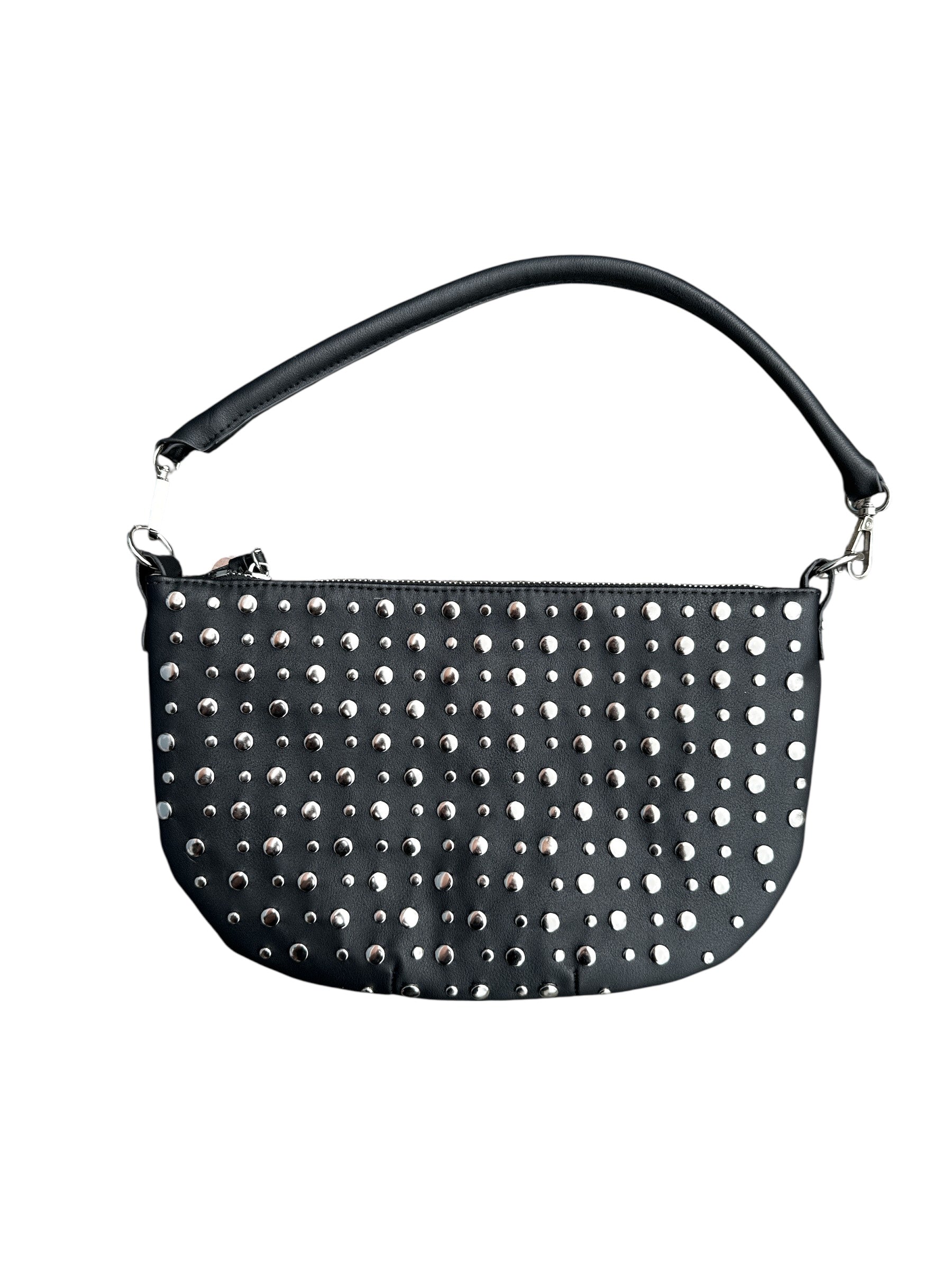 Black urban expressions studded bag