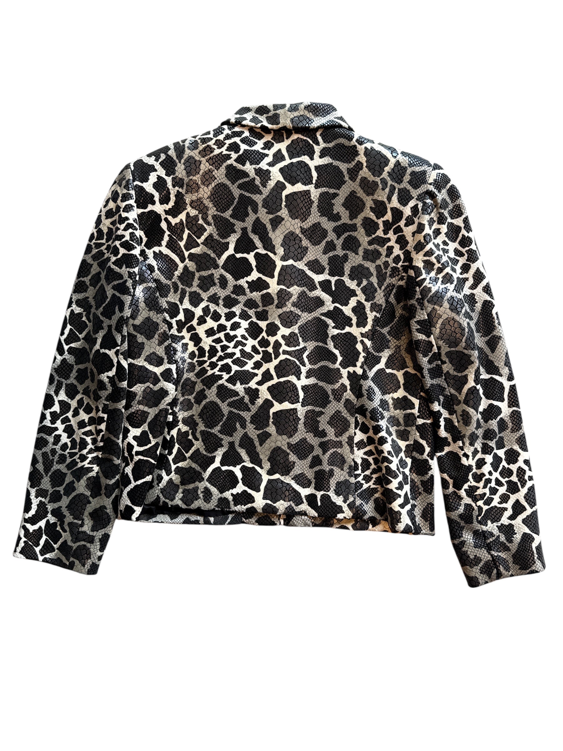 black white gray town & travel snakeskin giraffe jacket, 14