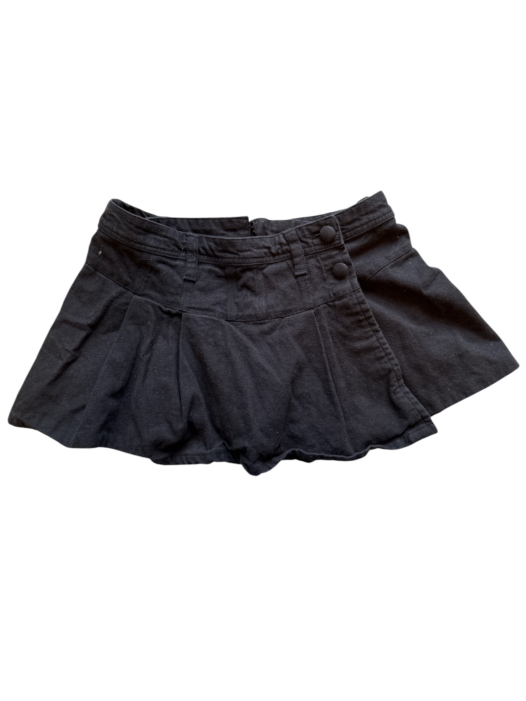 black free people nwot mini skort, 6