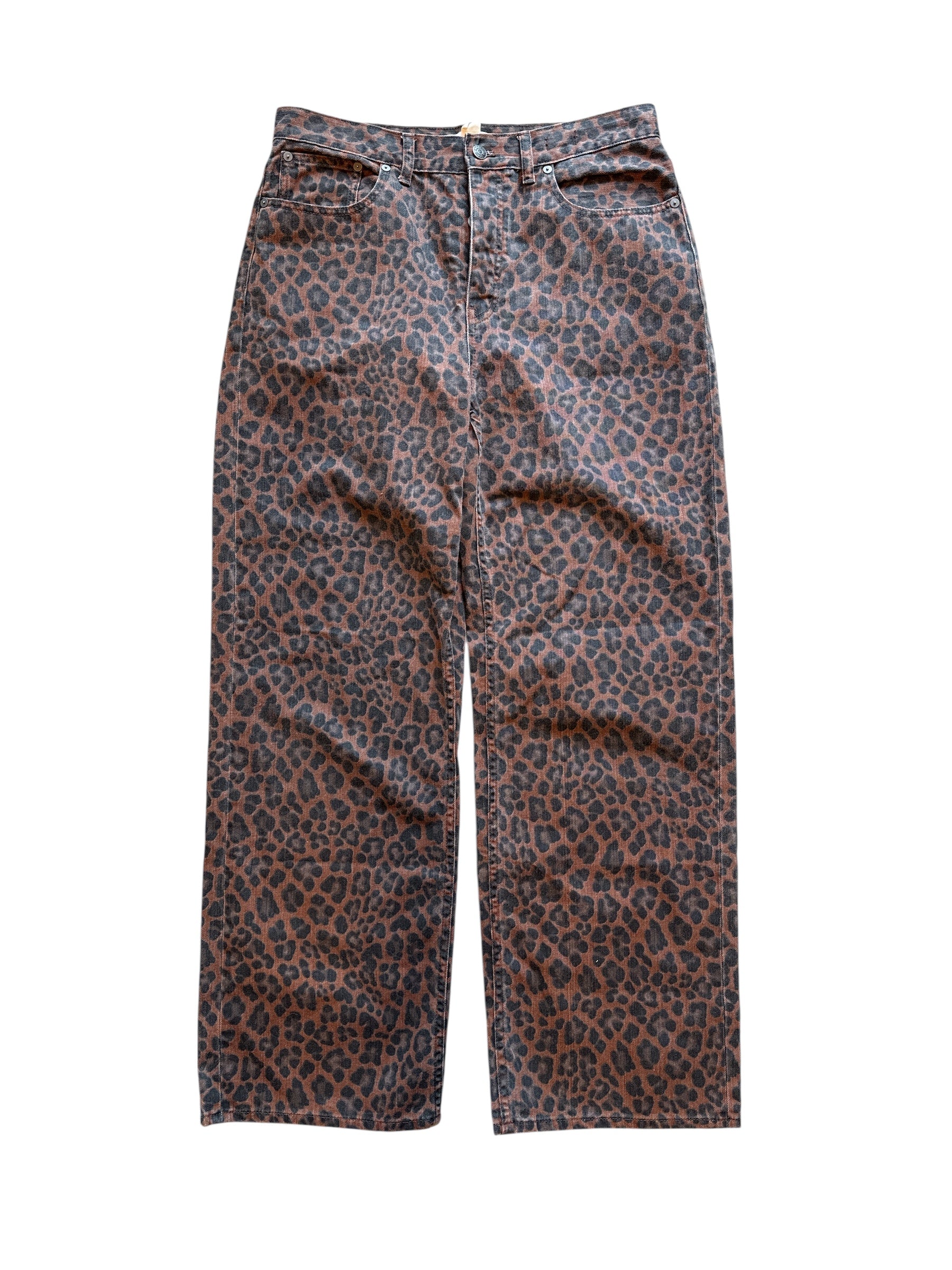 brown Madewell animal print pants, 28