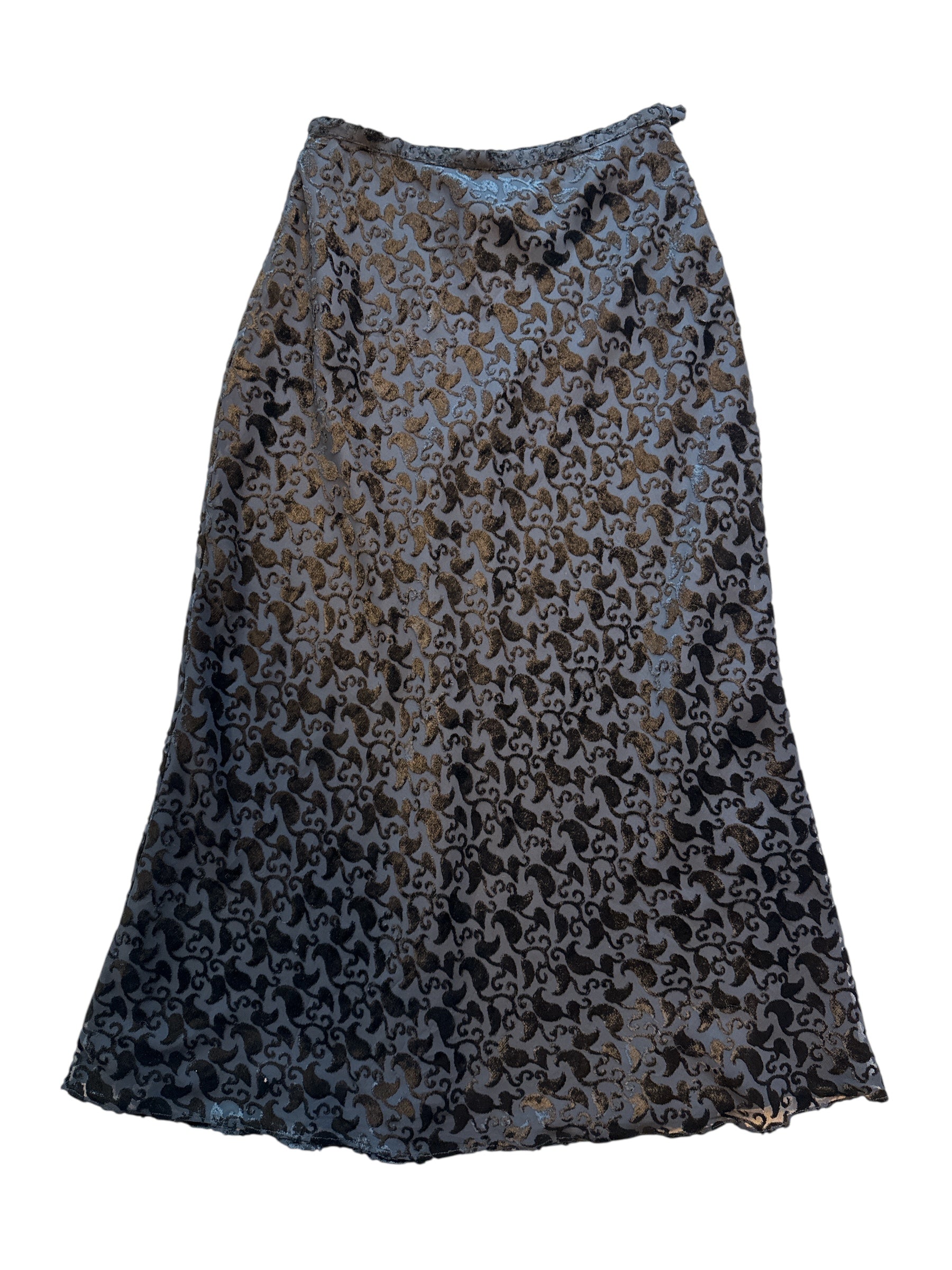 black ann taylor velour skirt, 2