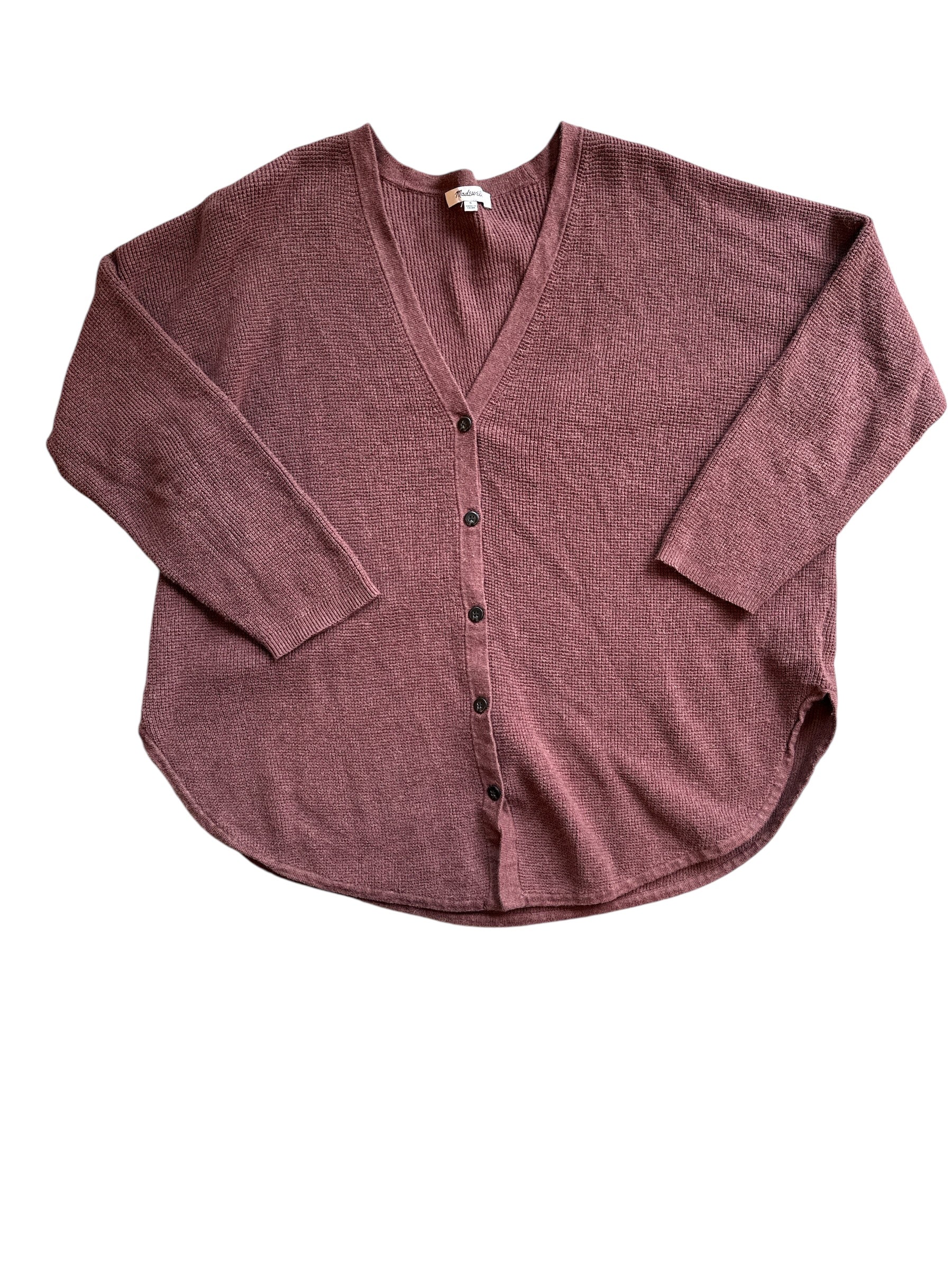 brown Madewell oversized cardigan, S
