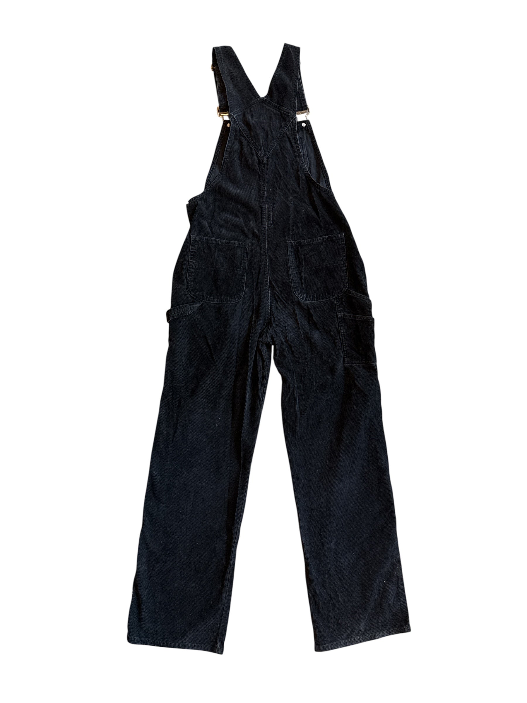 Black Nobo Cord overalls, S