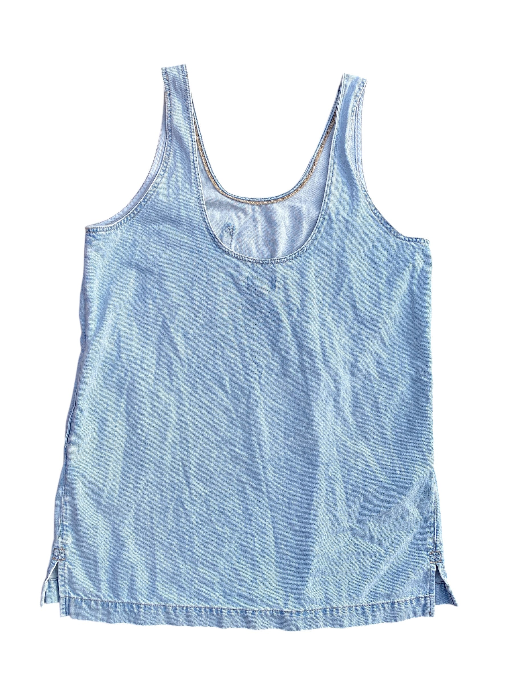 blue universal thread denim scoop dress, xxl