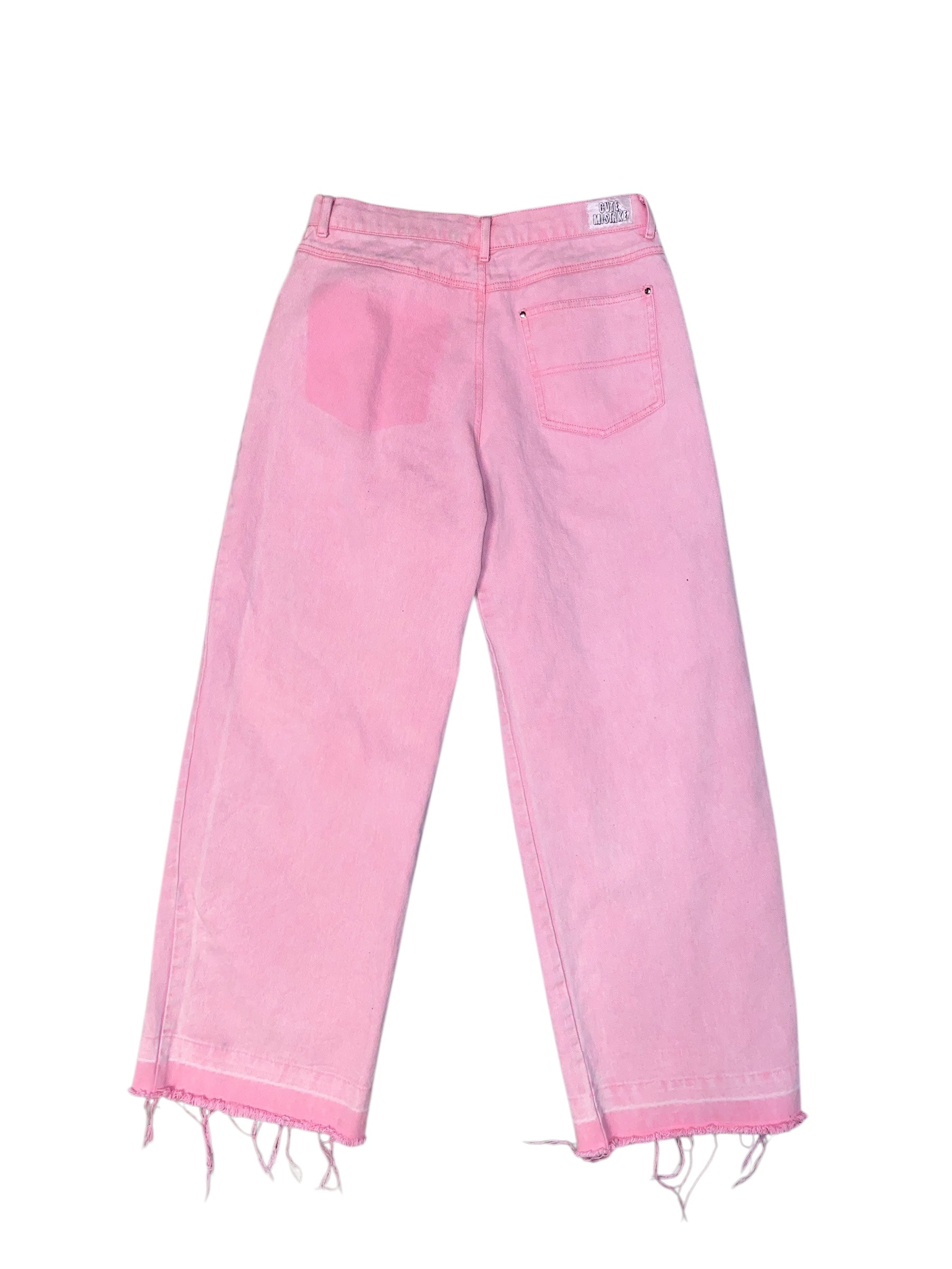 pink Cute Mistake wide leg pant, L