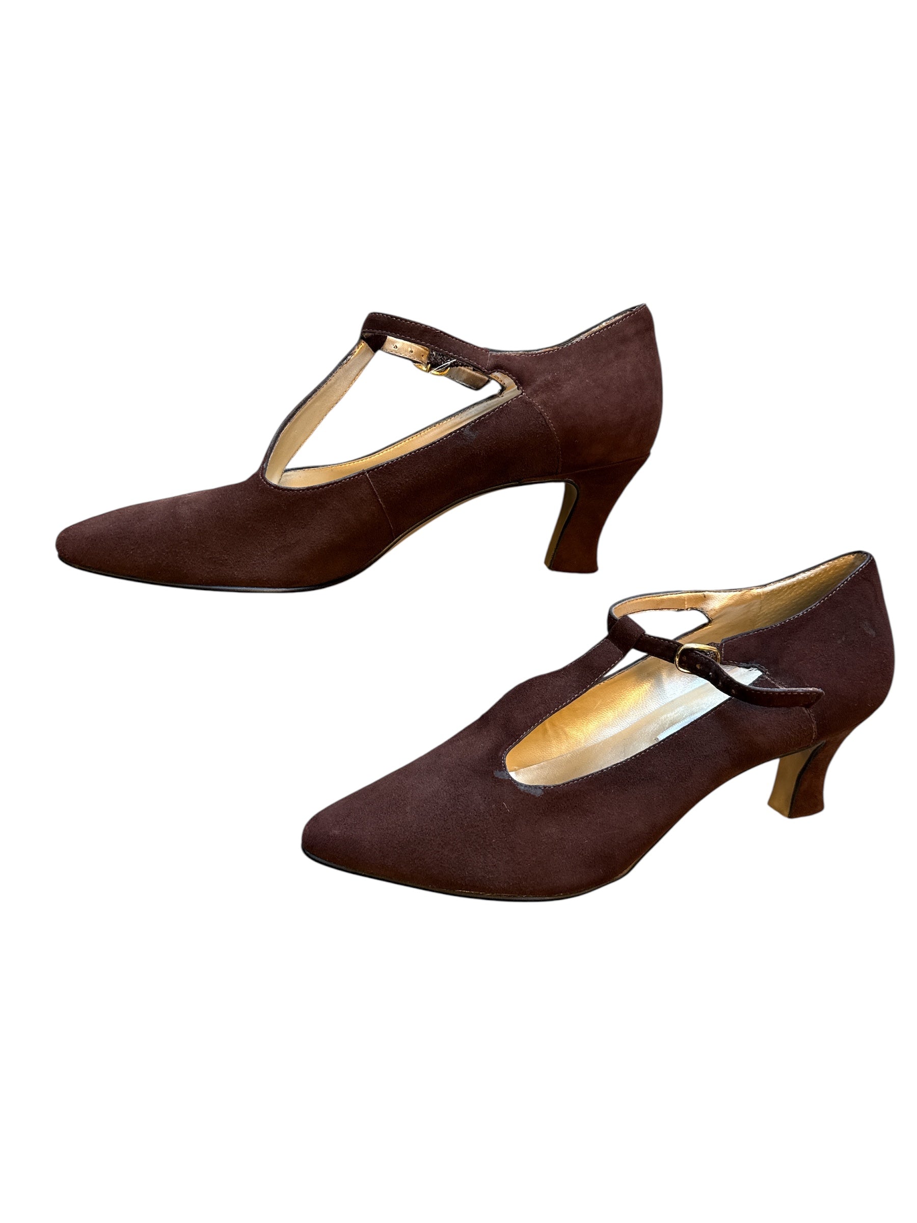 brown calico mary jane heels, 7