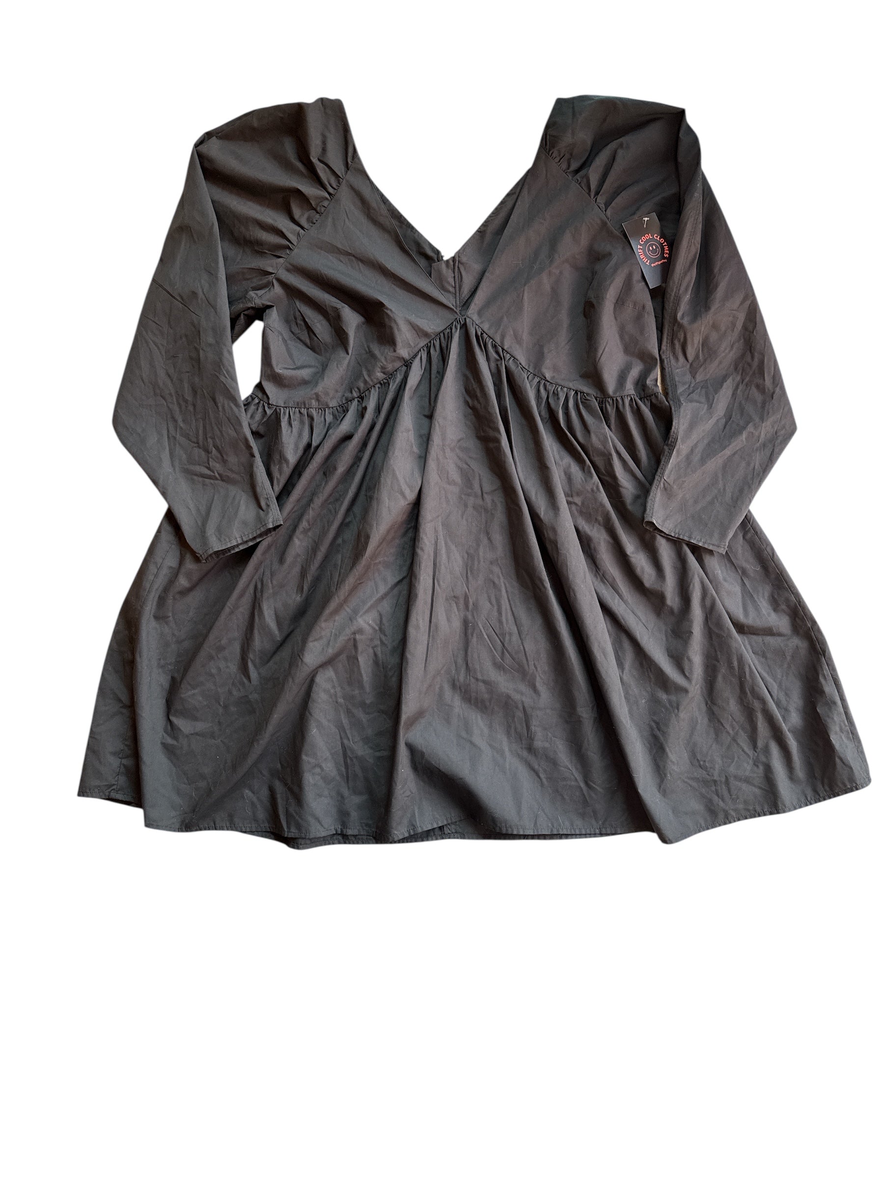 black asos a line dress, 16