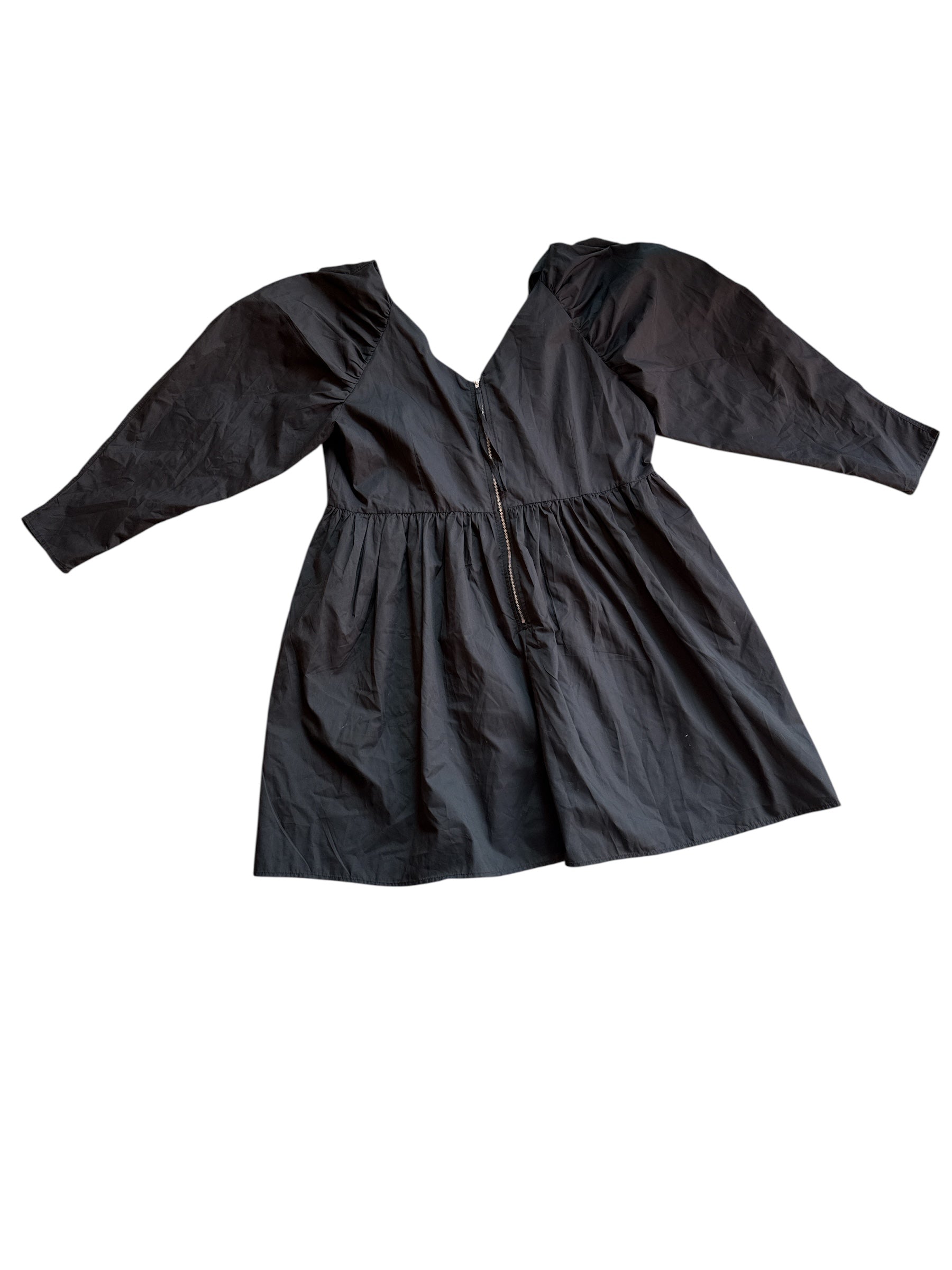 black asos a line dress, 16