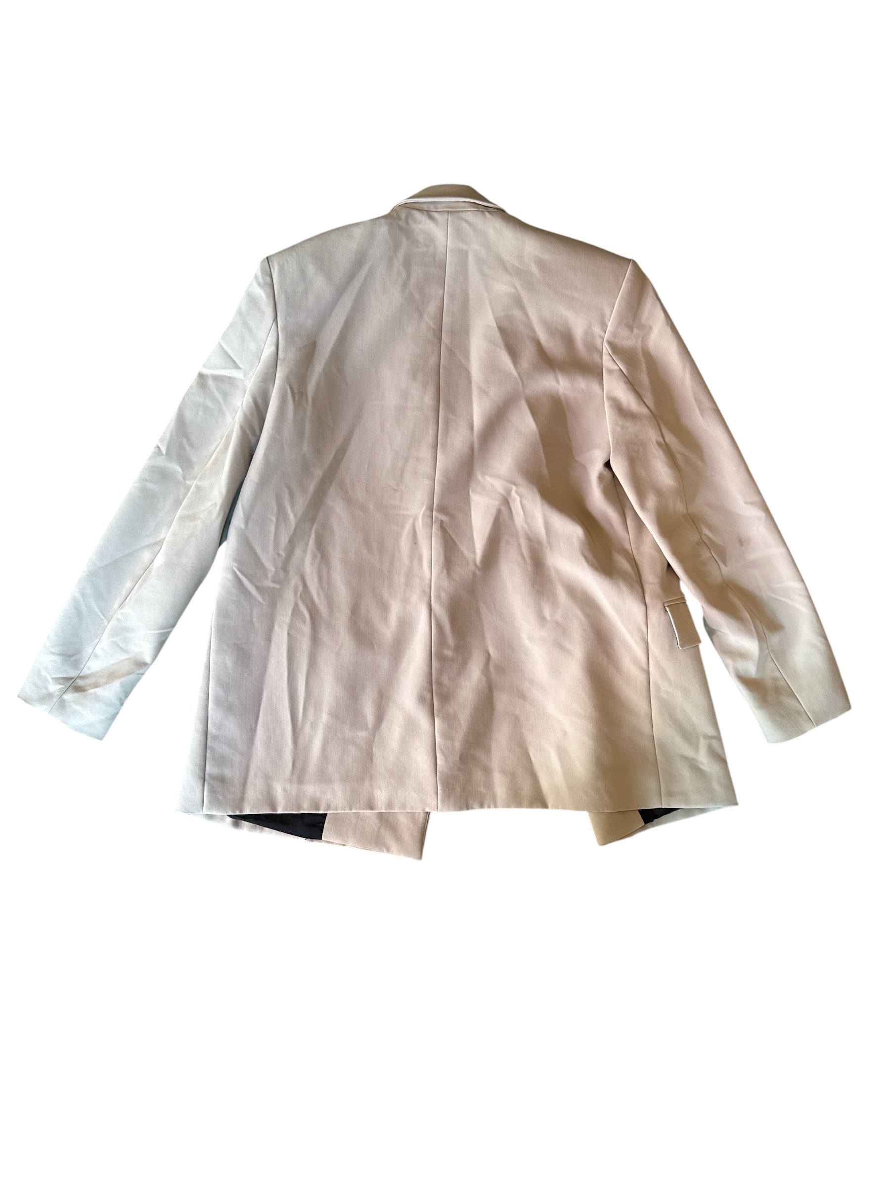 tan zara blazer, s
