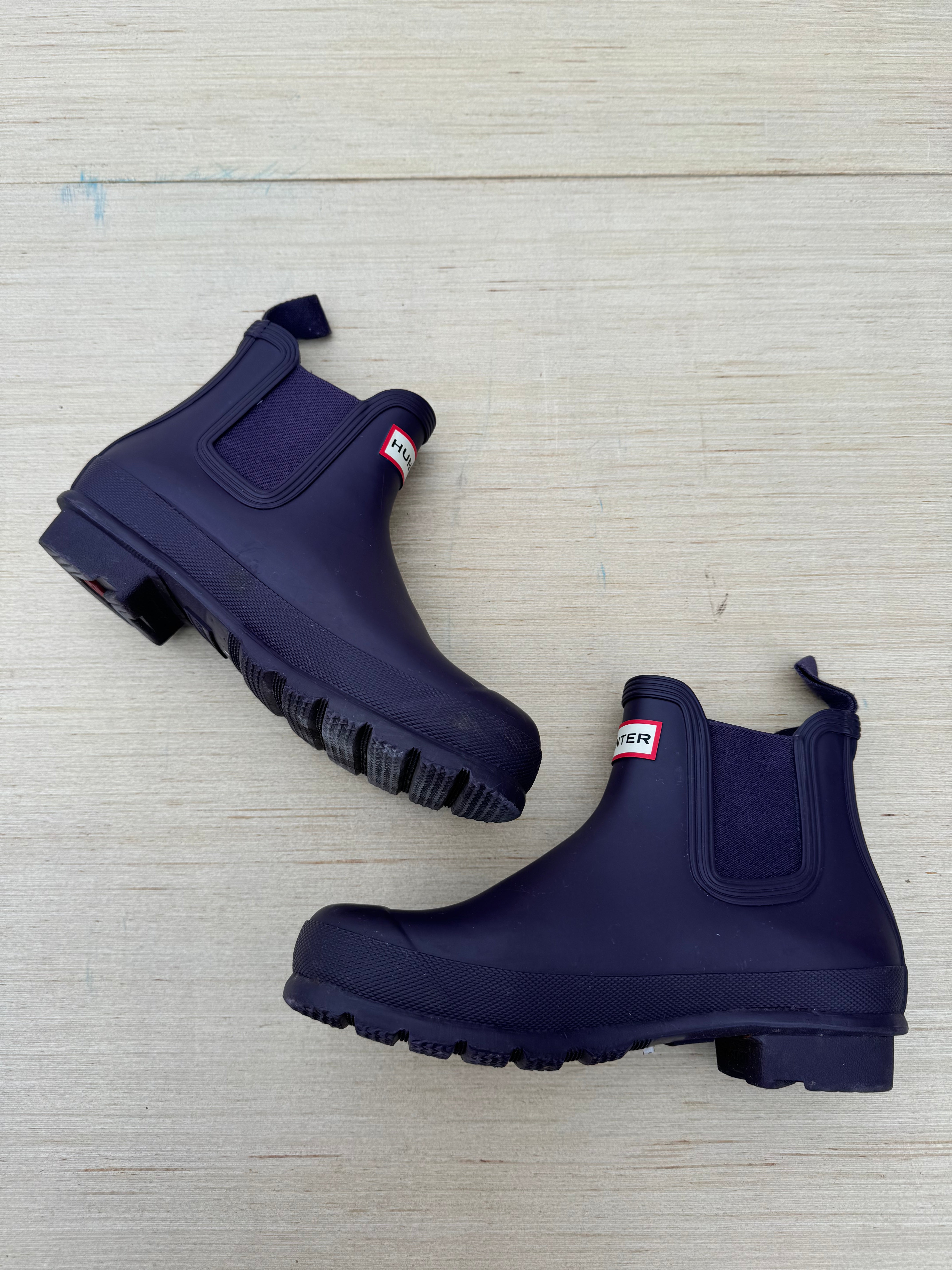 Purple hunter mini rainboots, 7