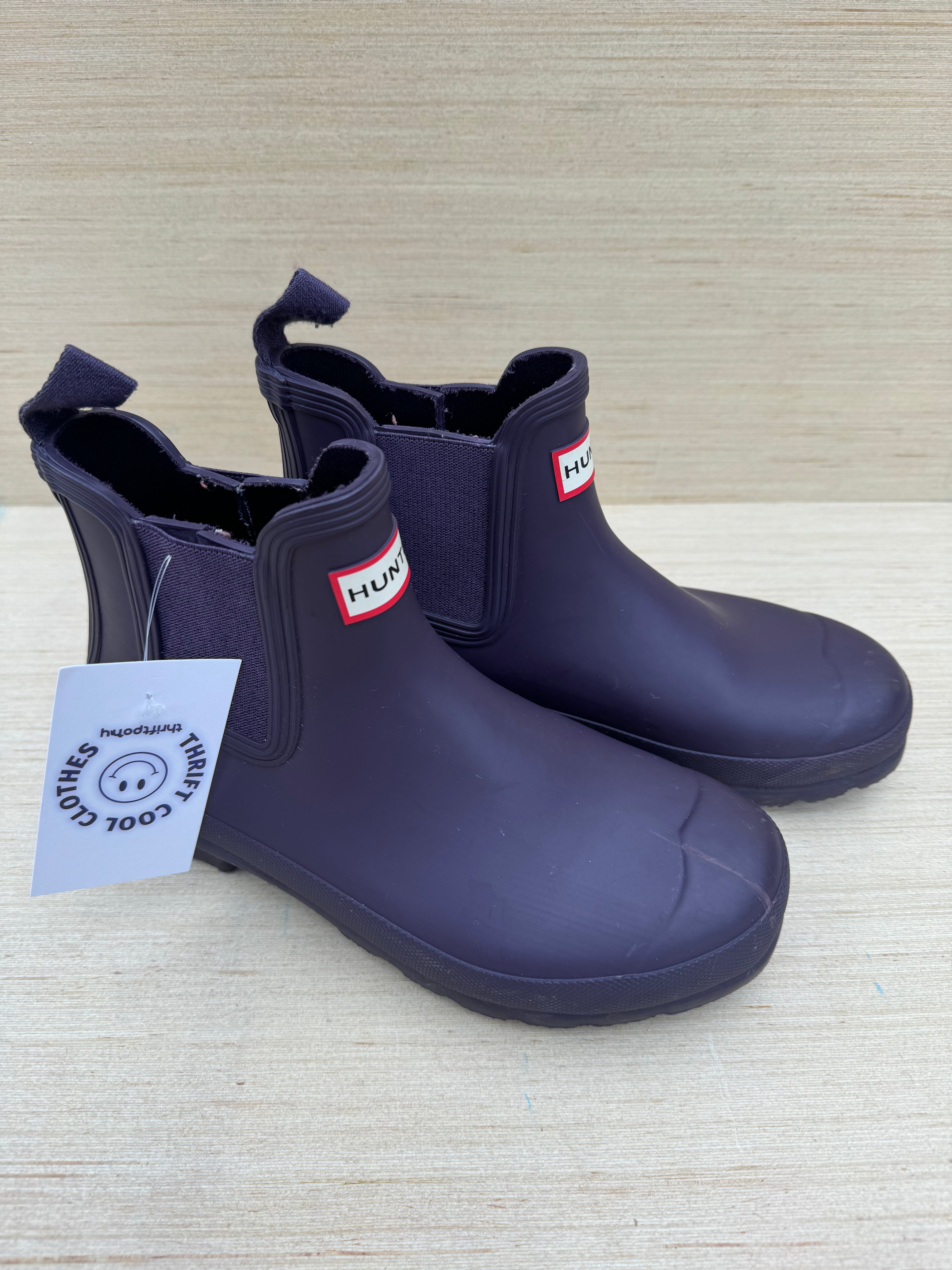 Purple hunter mini rainboots, 7