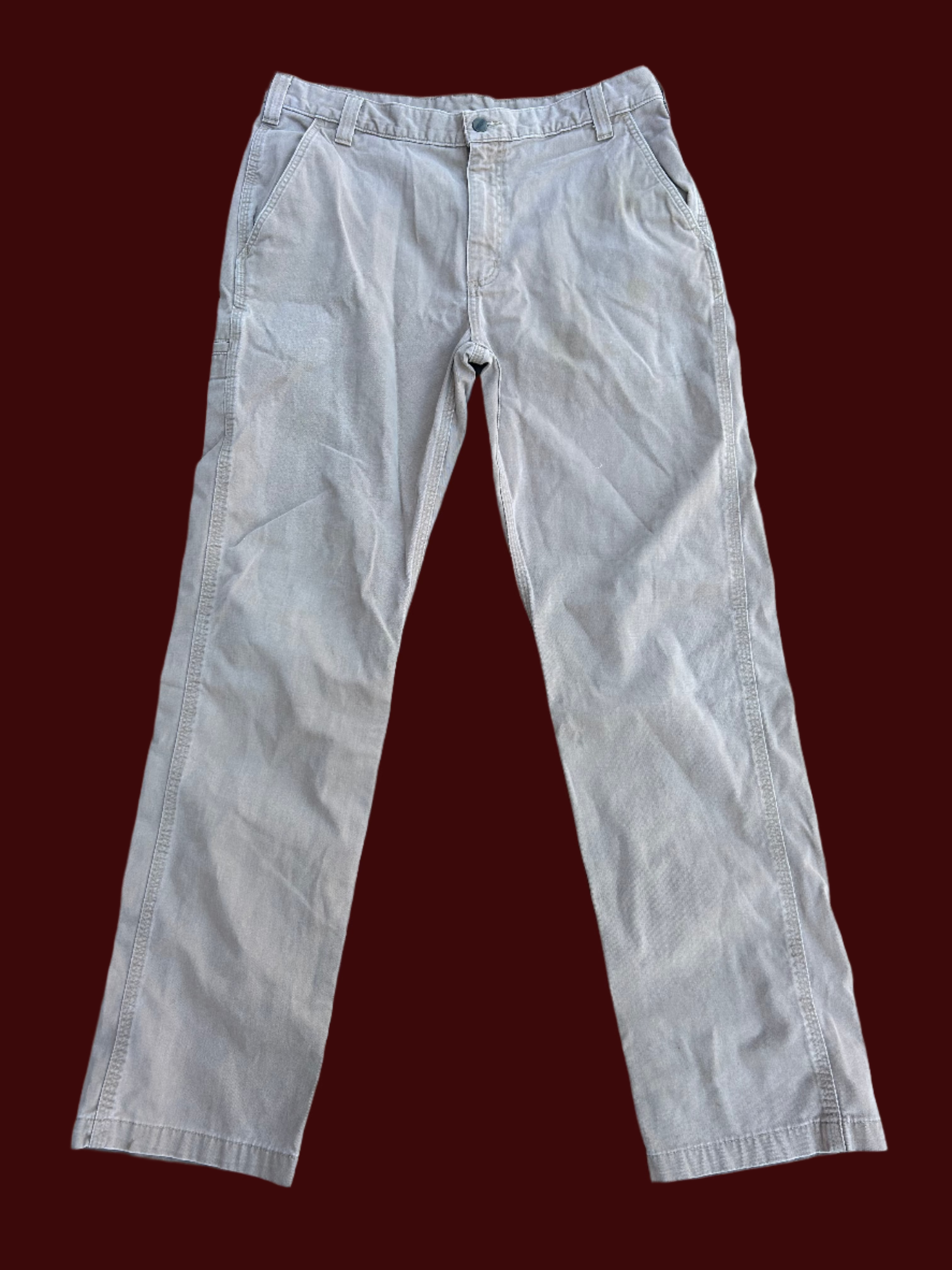 Tan Carhartt mens pants, 36x34