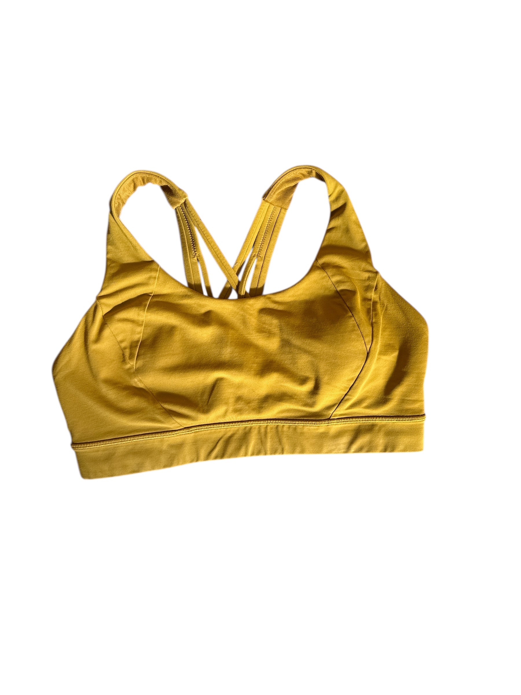 Mustard Lululemon Athletic bra, 10