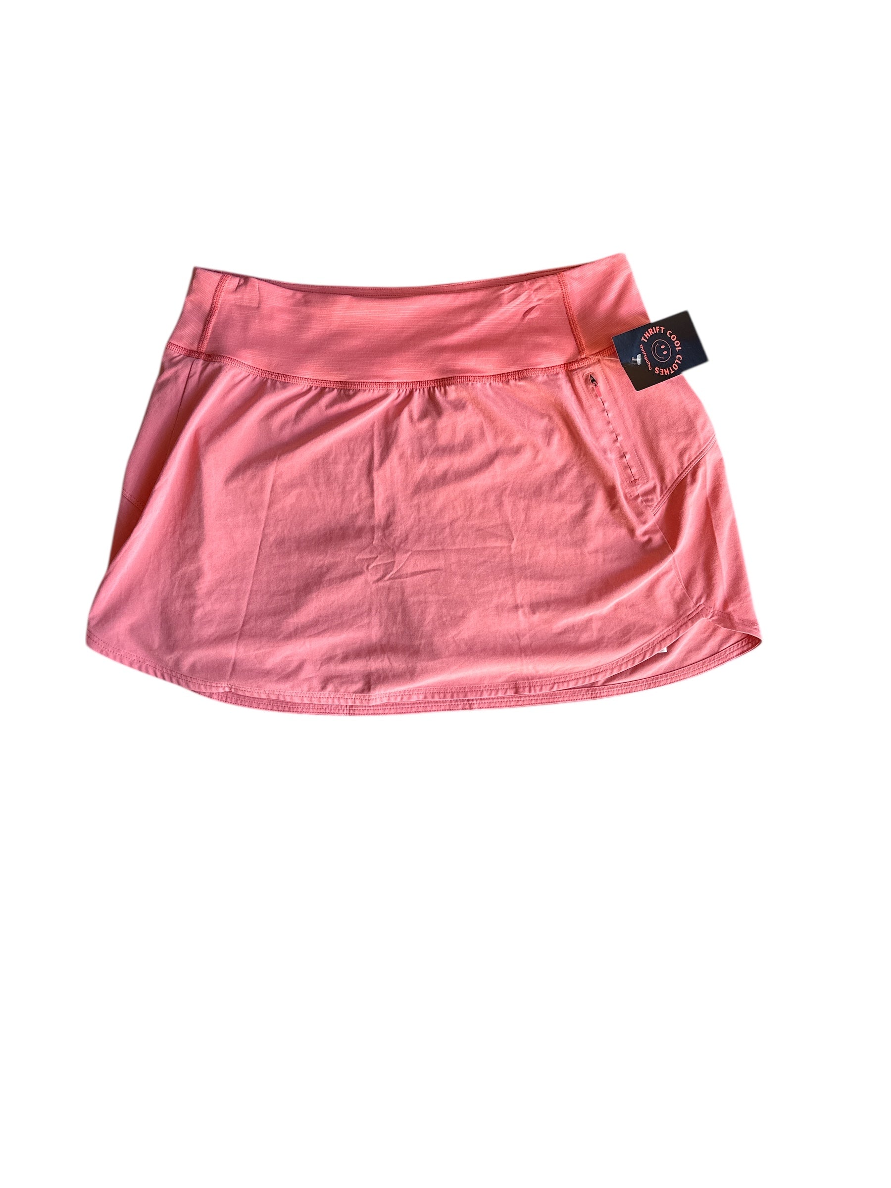 peach outdoor voices tennis skirt, L