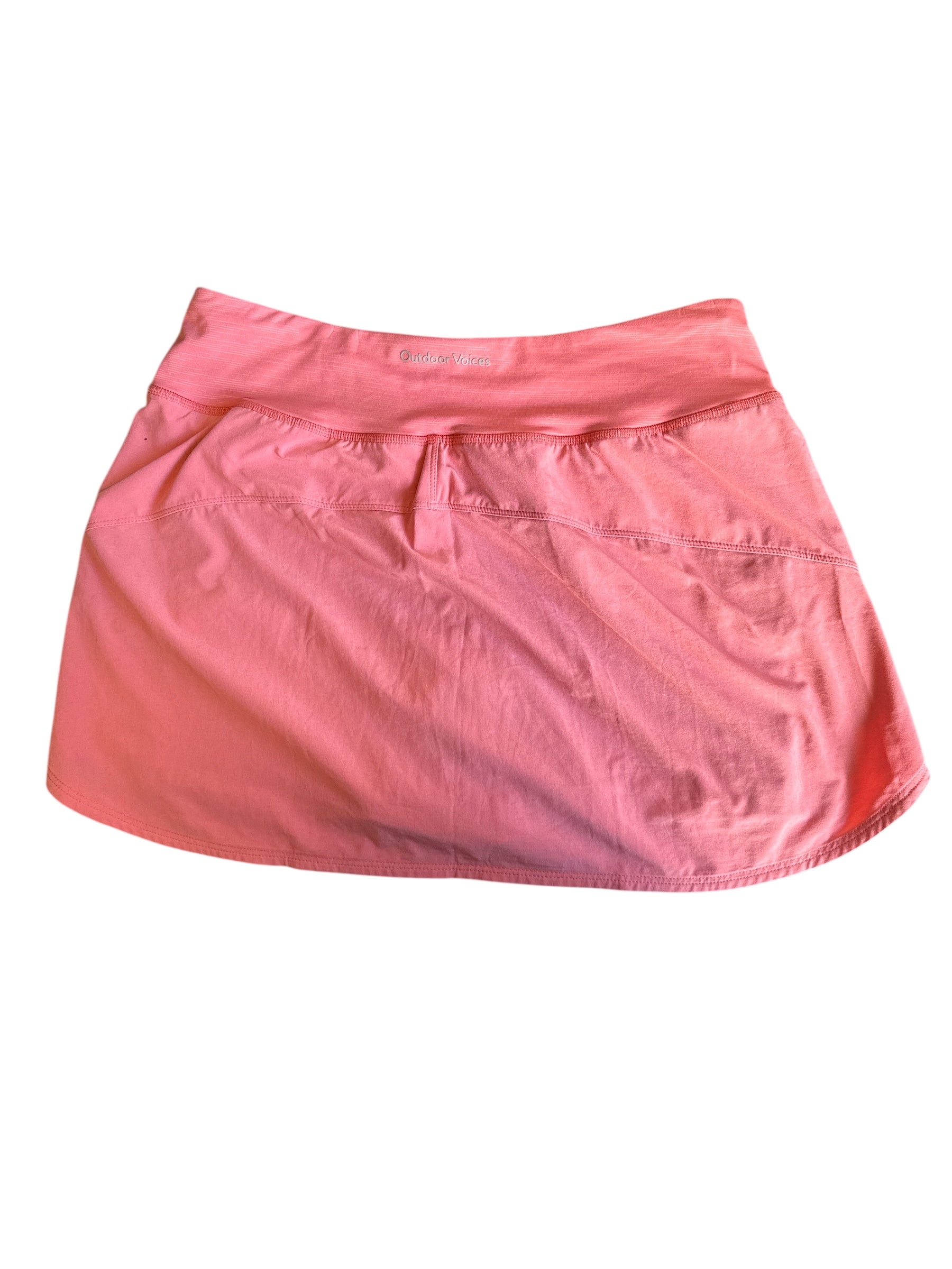 peach outdoor voices tennis skirt, L