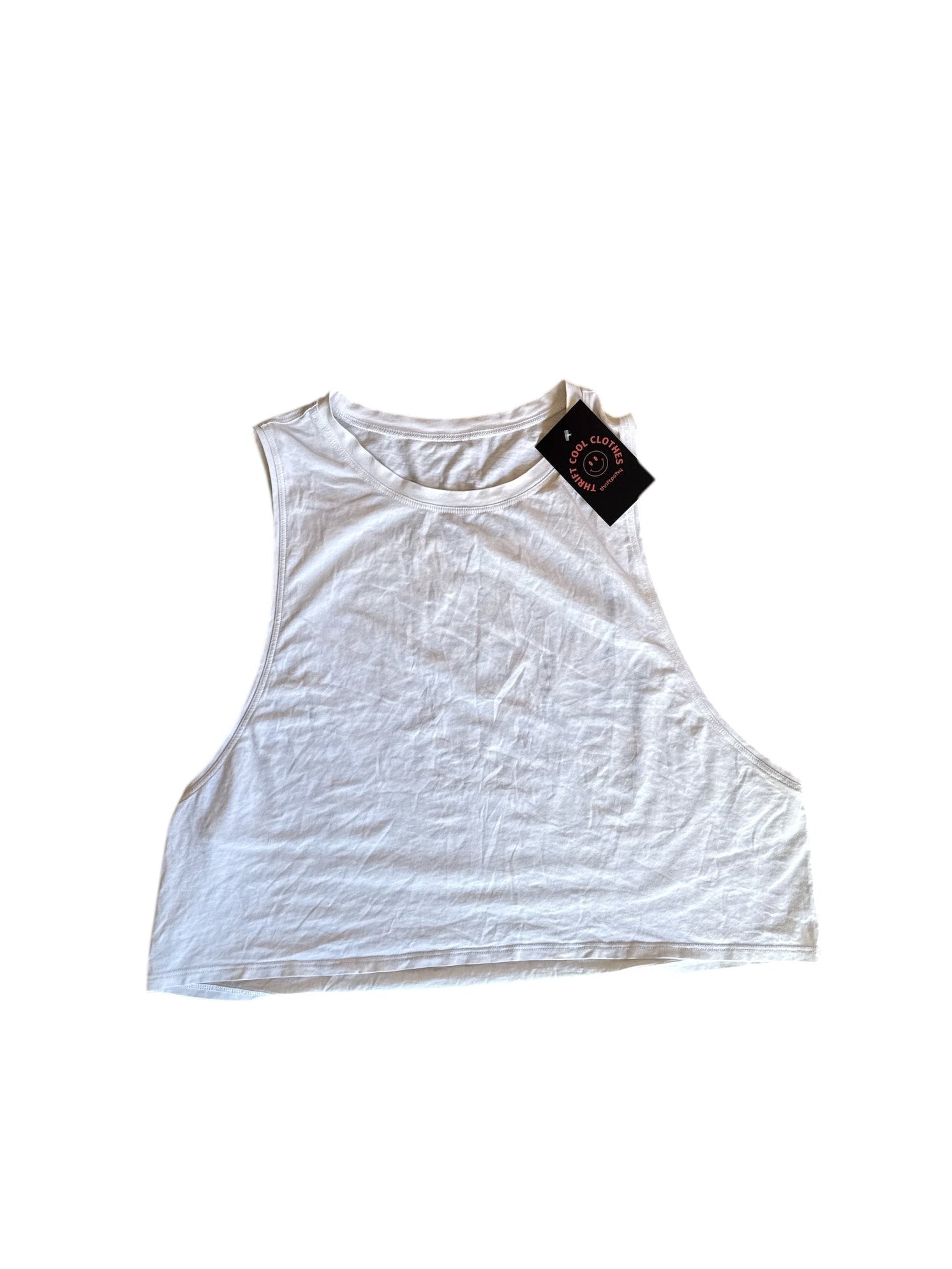 white lululemon soft tank, S