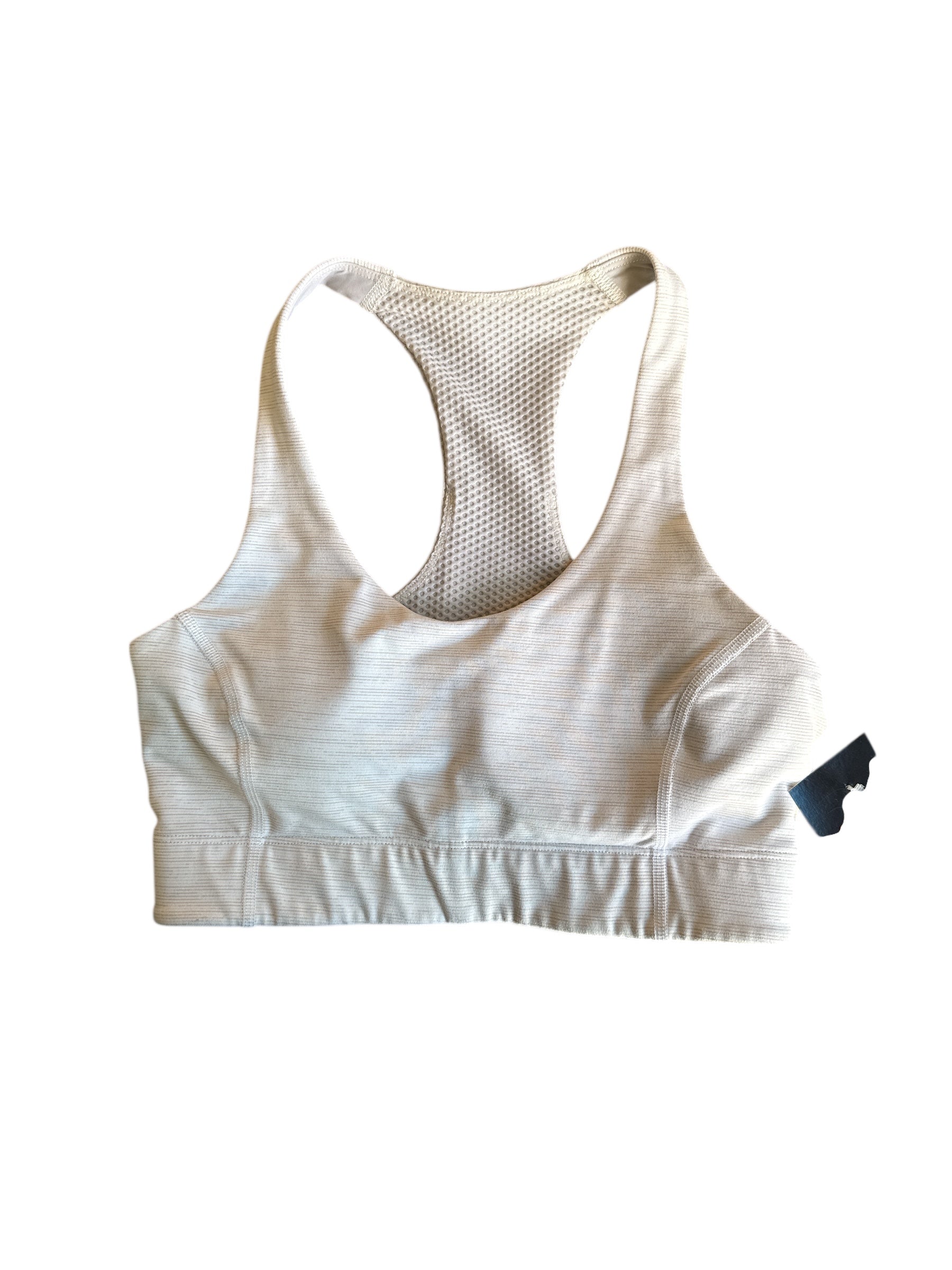 white Outdoor voices racerback sports bra, xs