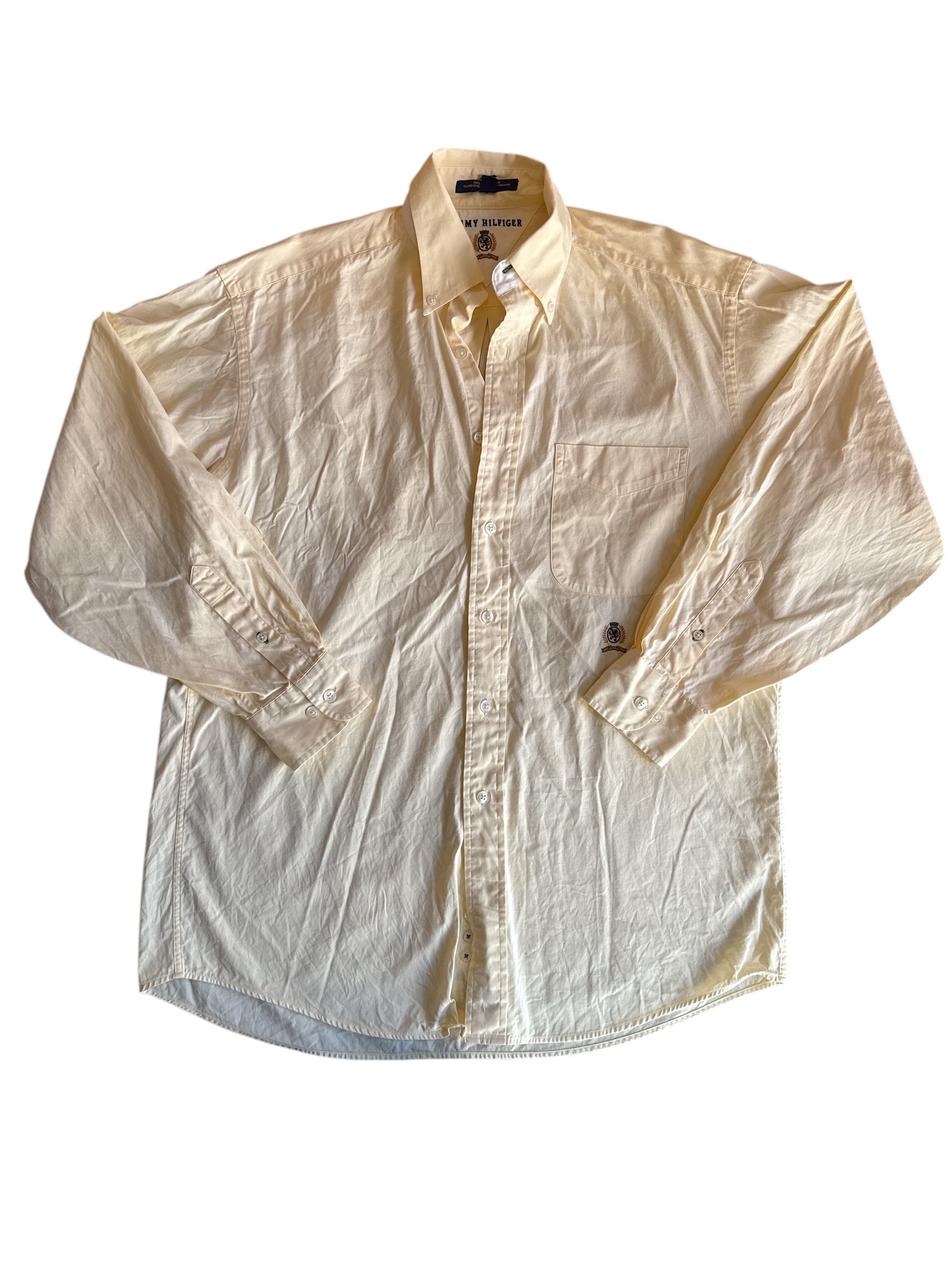 yellow Tommy hilfiger ls polo, 15