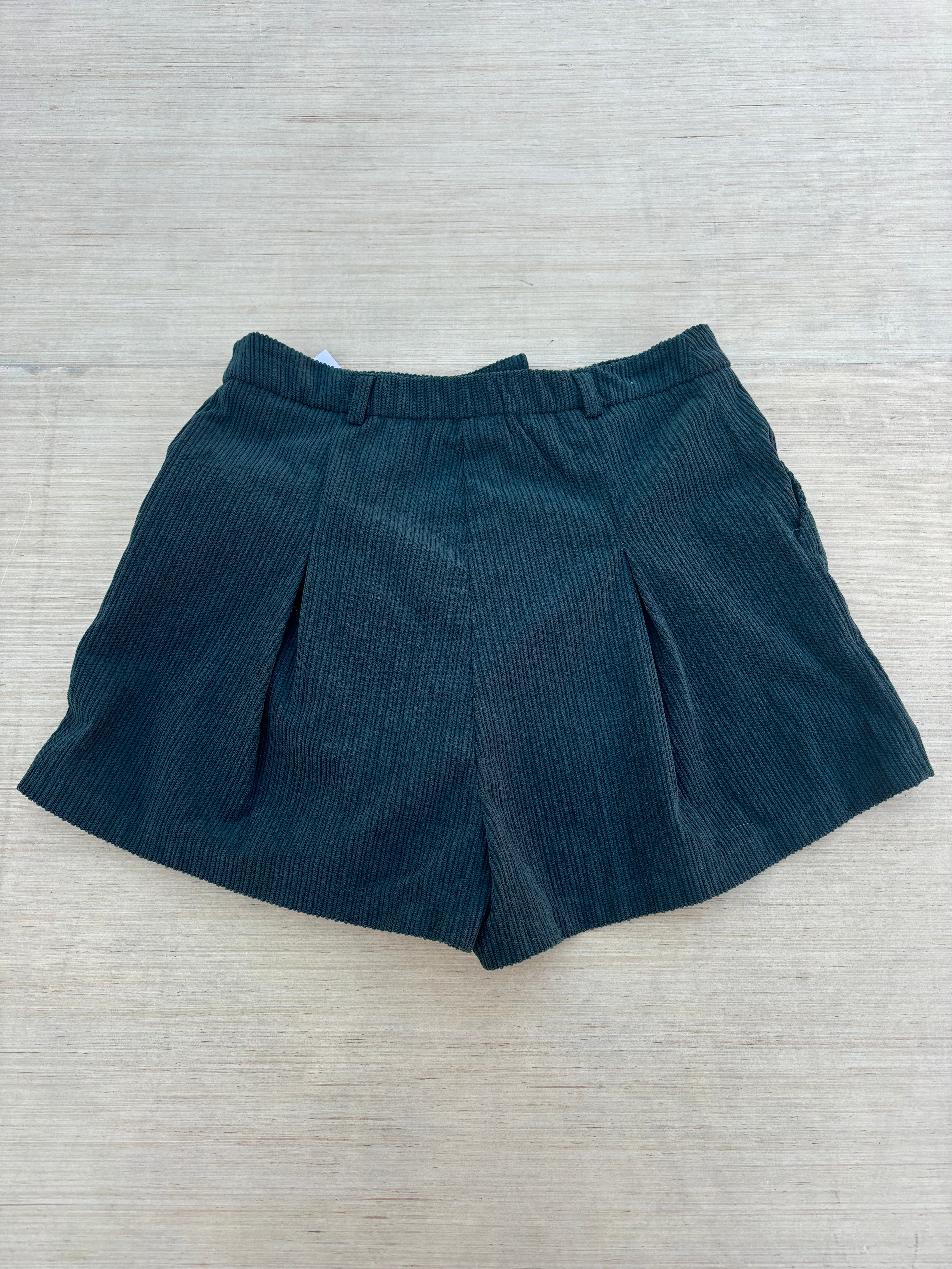 Green Kirious Cord mini skort, S
