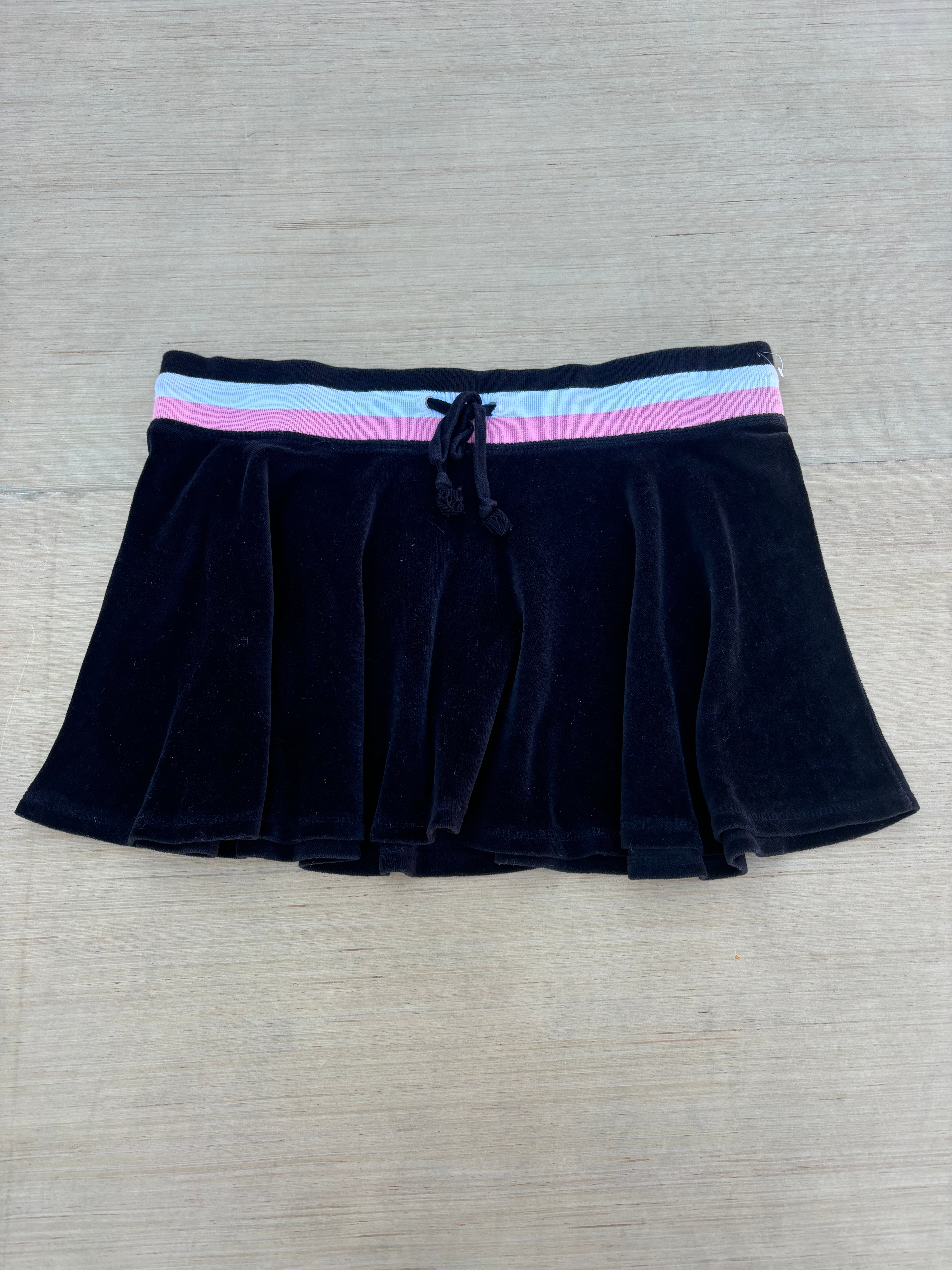 black pink steve & barrys y2k terry cloth mini, Y xl