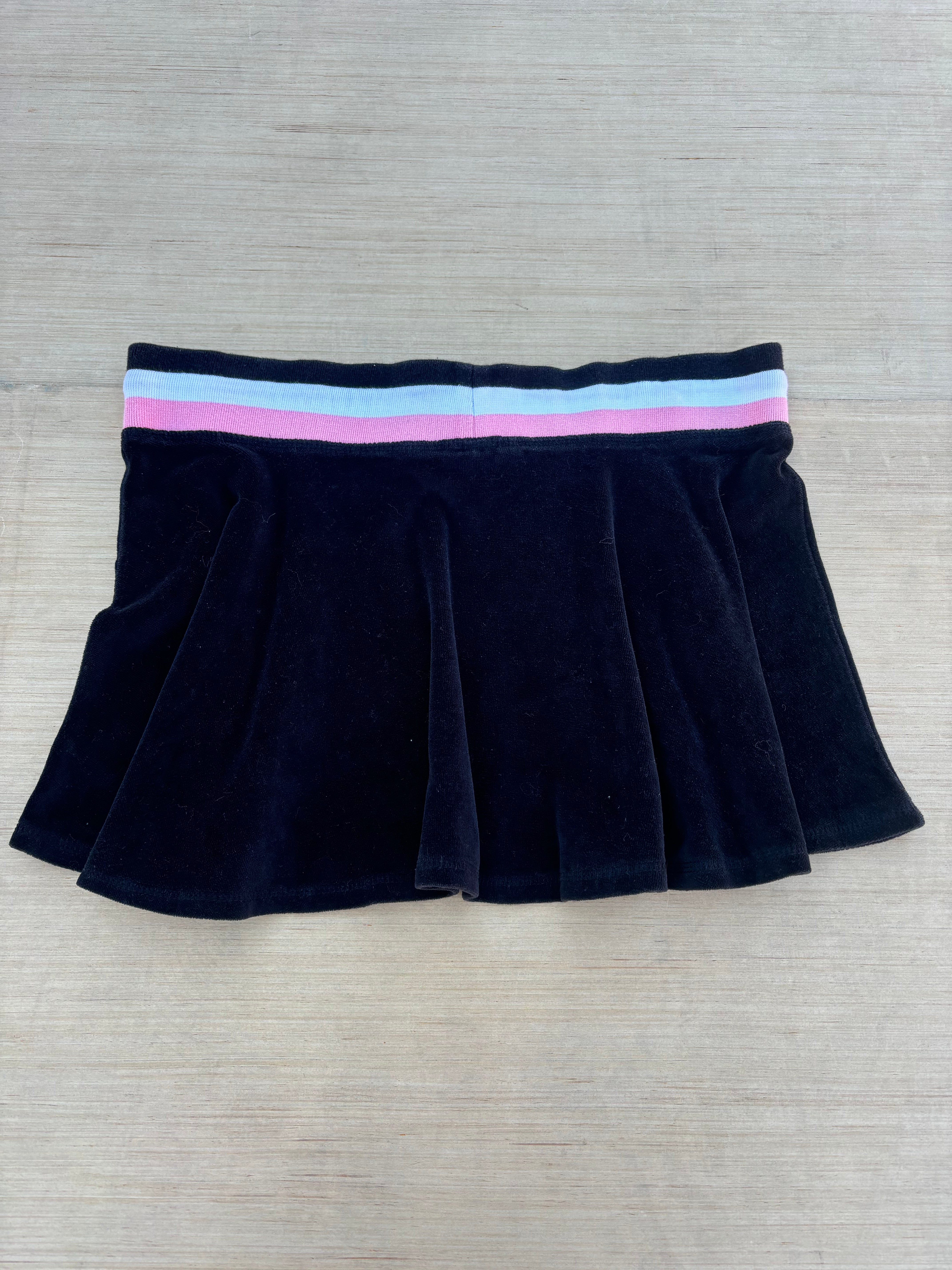 black pink steve & barrys y2k terry cloth mini, Y xl