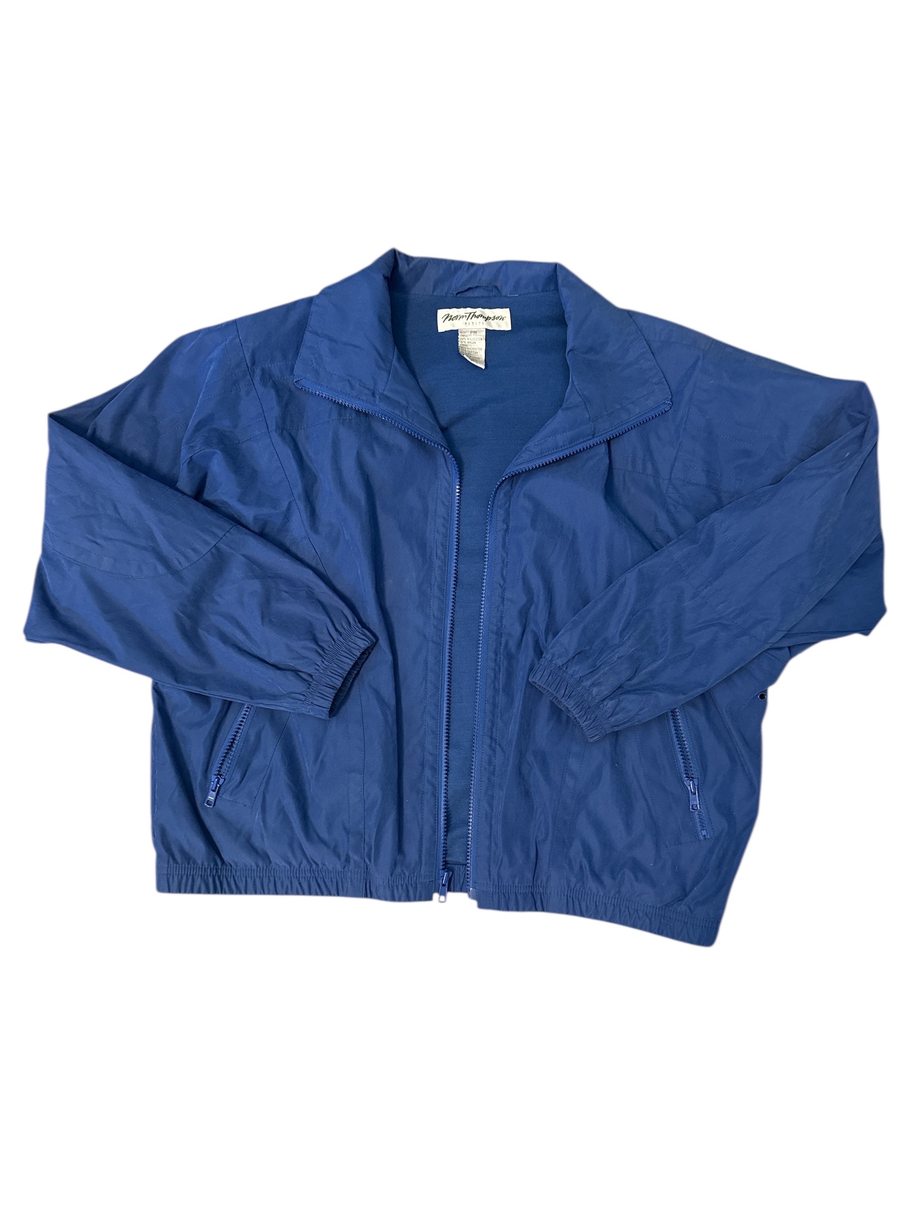 royal blue norm thompson vtg zip up, Pm