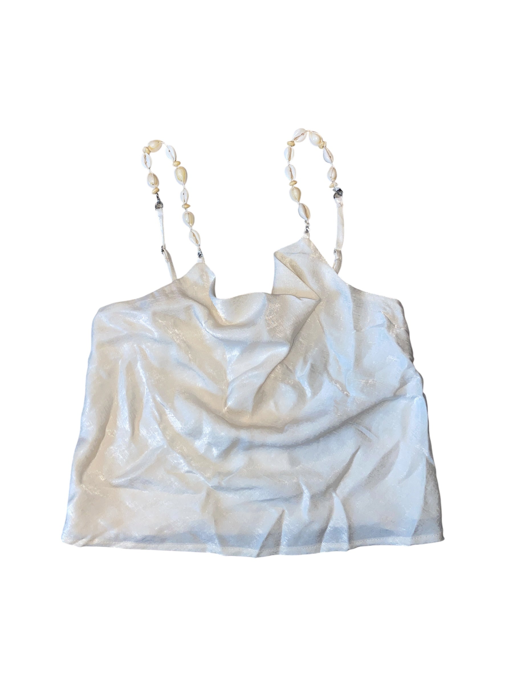 cream thirty thirty seashel strap tank, s