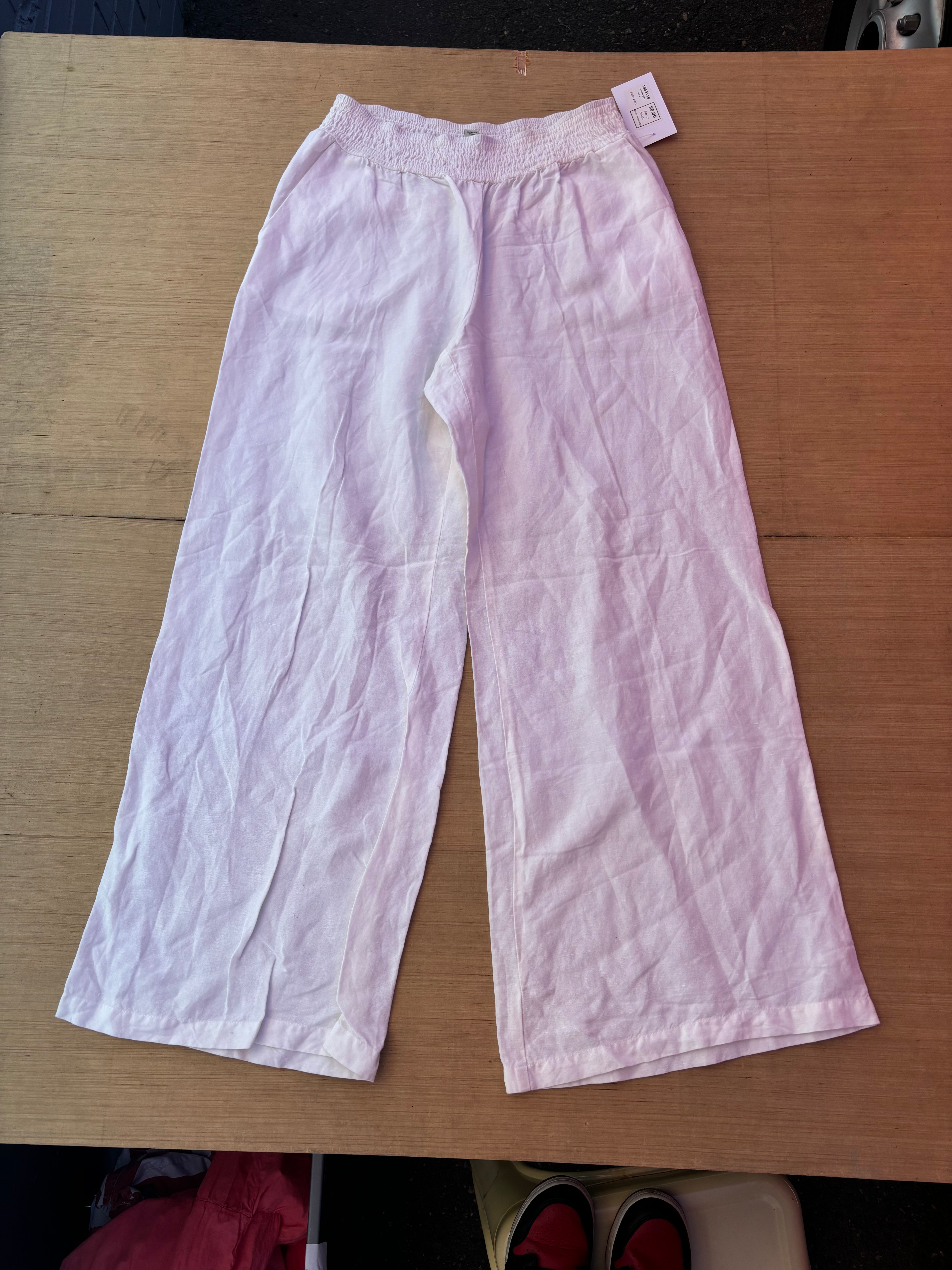 white a new day elastic pants, m