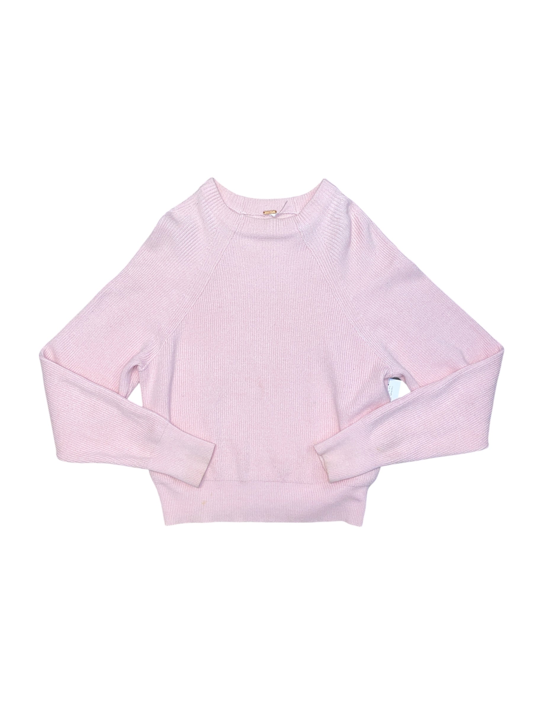 Light pink Free People Cotton sweater, XL
